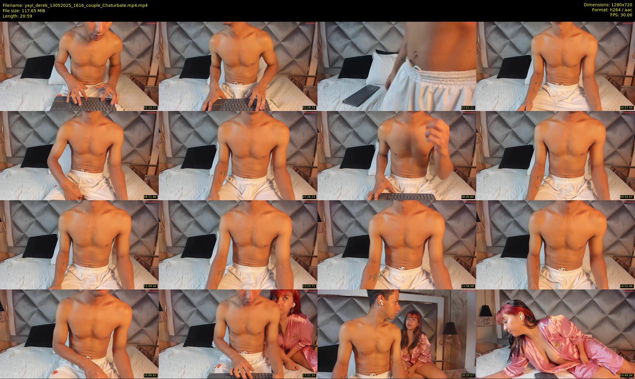 yayi_derek — 21 minute Chaturbate couple cam show recording, 720p, May 13, 2025