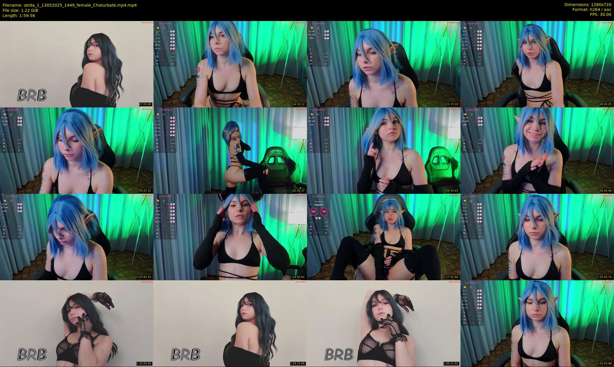 zelda_1 — 120 minute Chaturbate female cam show recording, 720p, May 13, 2025