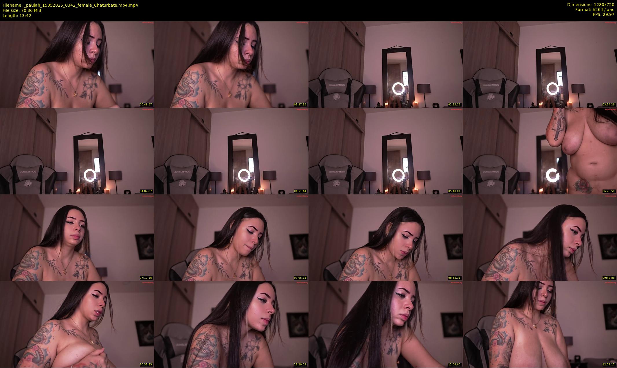 _paulah — 14 minute Chaturbate female cam show recording, 720p, May 15, 2025