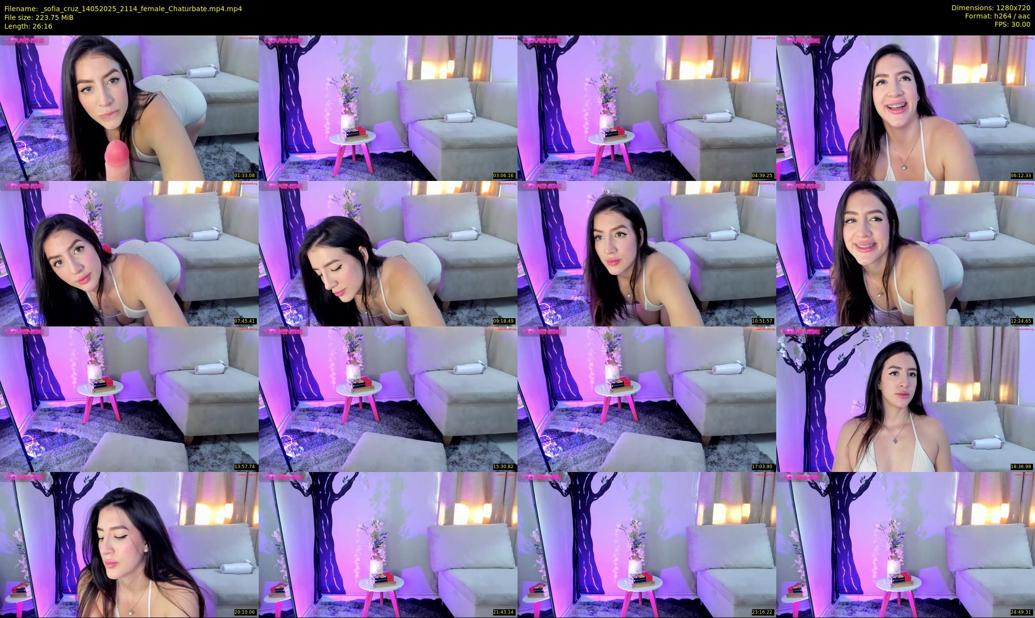 _sofia_cruz — 27 minute Chaturbate female cam show recording, 720p, May 14, 2025
