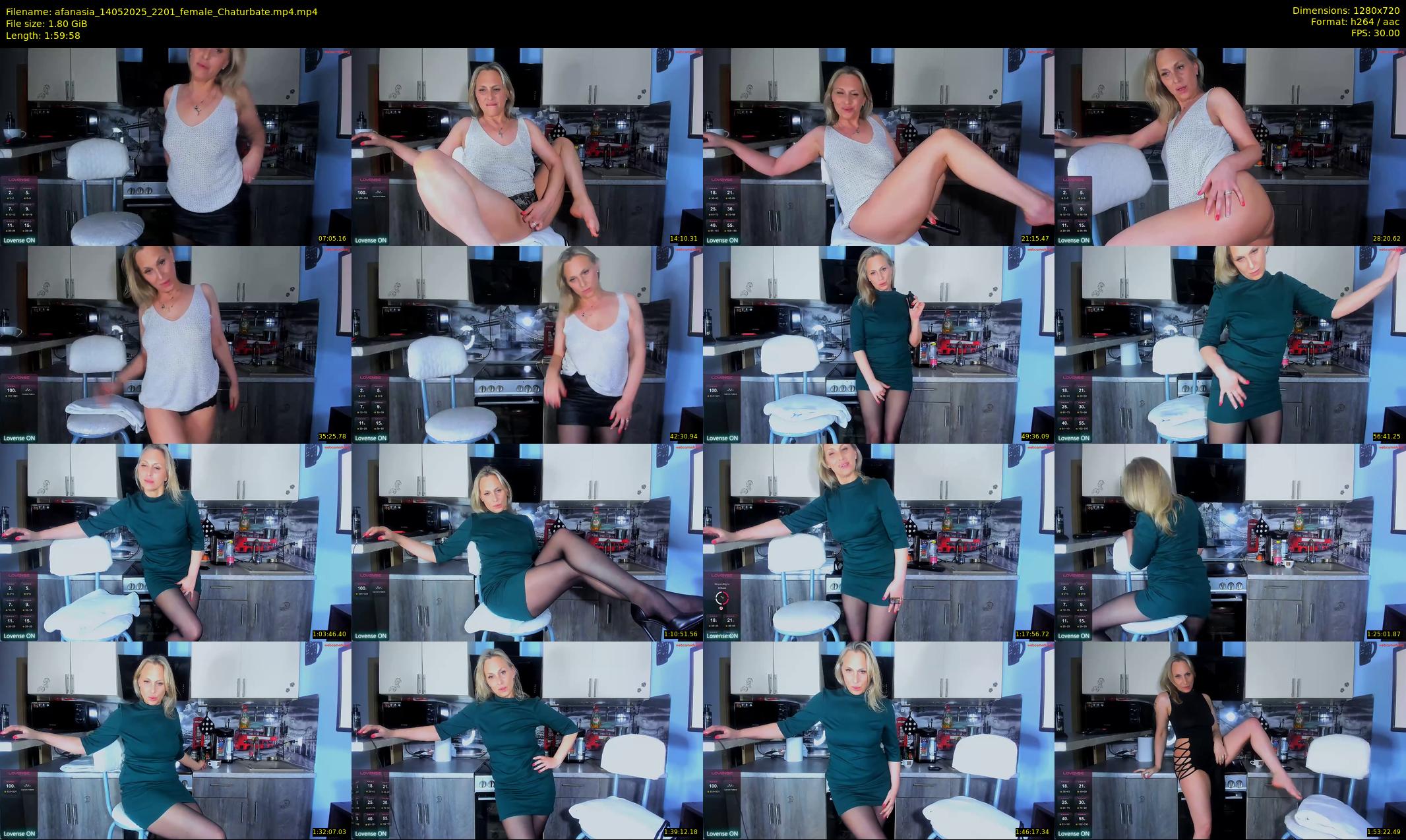 afanasia — 120 minute Chaturbate female cam show recording, 720p, May 14, 2025