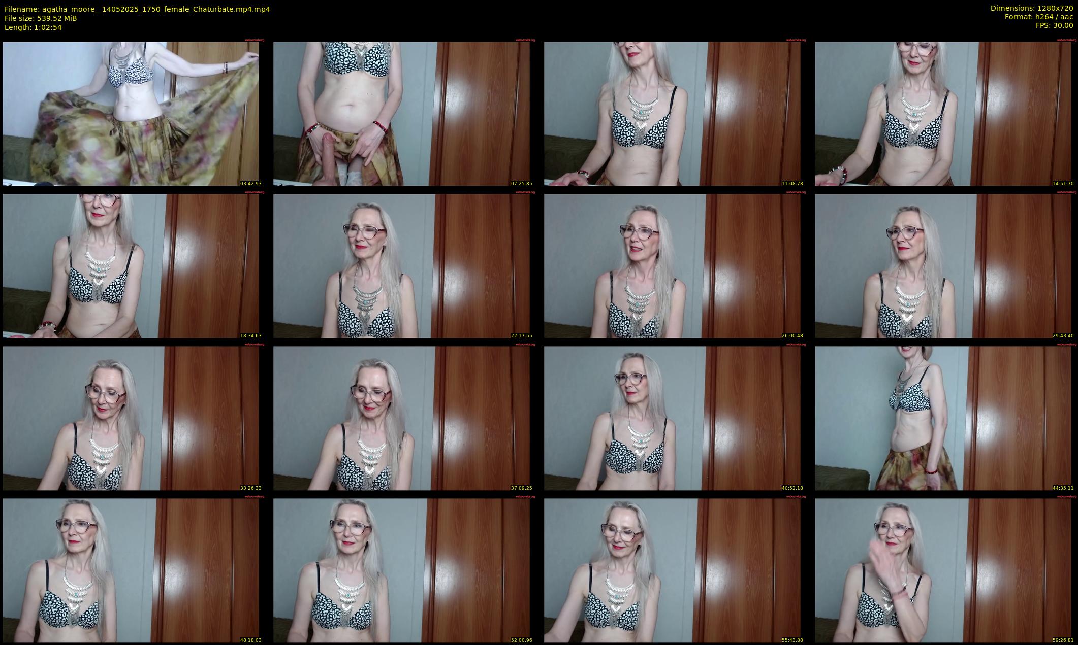 agatha_moore_ — 63 minute Chaturbate female cam show recording, 720p, May 14, 2025
