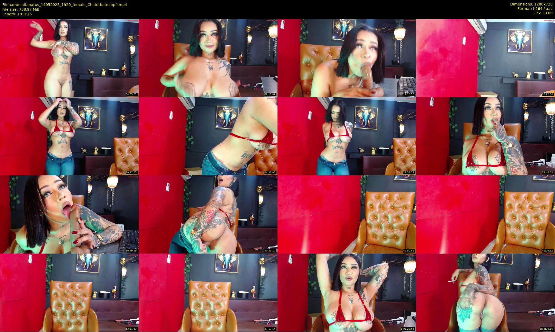 aitanarus — 70 minute Chaturbate female cam show recording, 720p, May 14, 2025