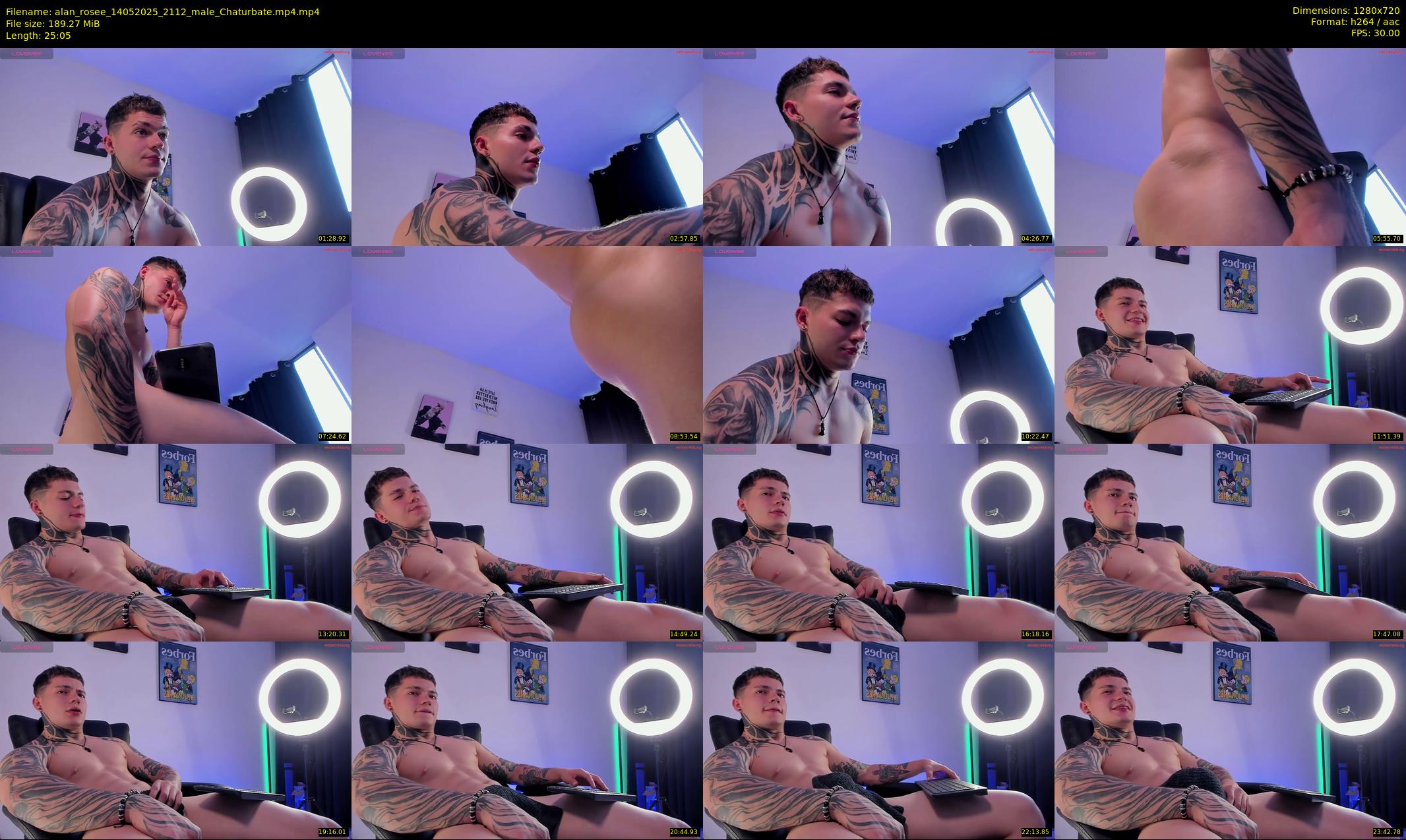 alan_rosee — 26 minute Chaturbate male cam show recording, 720p, May 14, 2025