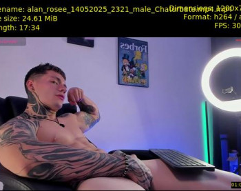 alan_rosee — 18 minute Chaturbate male cam show recording, 720p, May 14, 2025