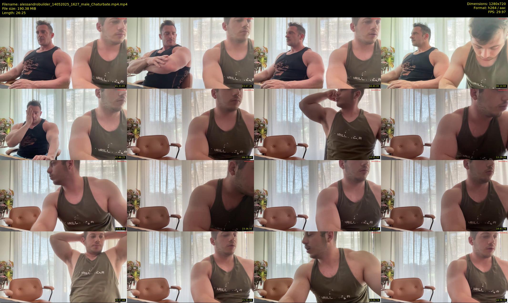 alessandrobuilder — 27 minute Chaturbate couple cam show recording, 720p, May 14, 2025