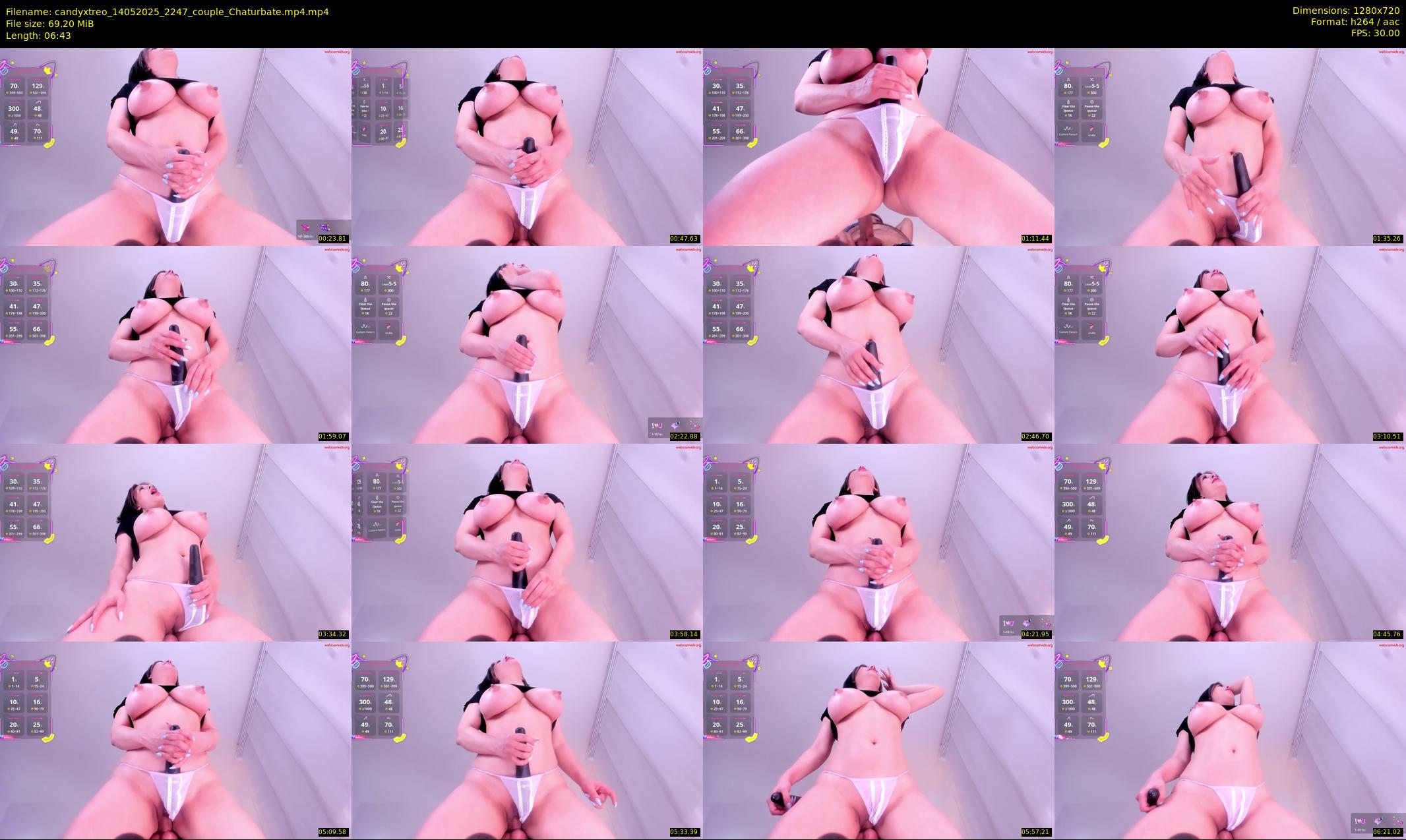 candyxtreo — 7 minute Chaturbate couple cam show recording, 720p, May 14, 2025