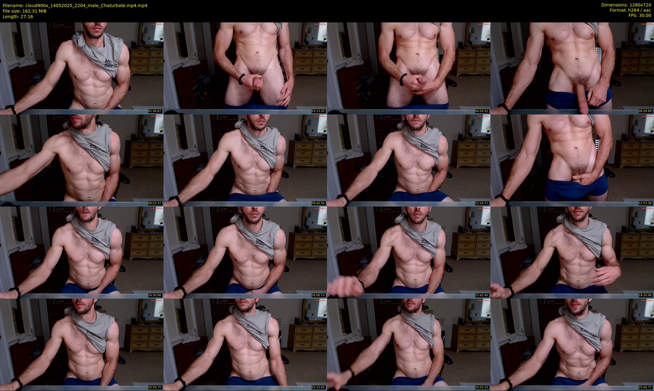 cloud900x — 28 minute Chaturbate male cam show recording, 720p, May 14, 2025