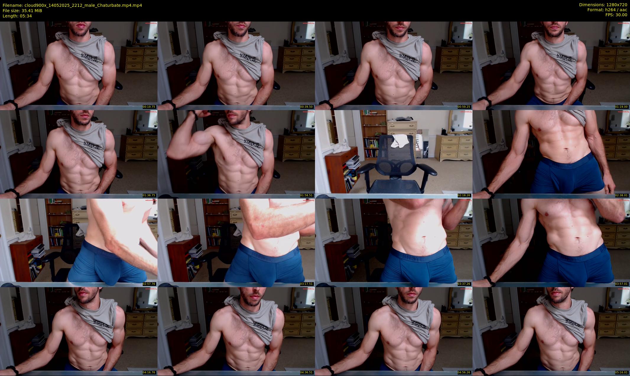 cloud900x — 6 minute Chaturbate male cam show recording, 720p, May 14, 2025