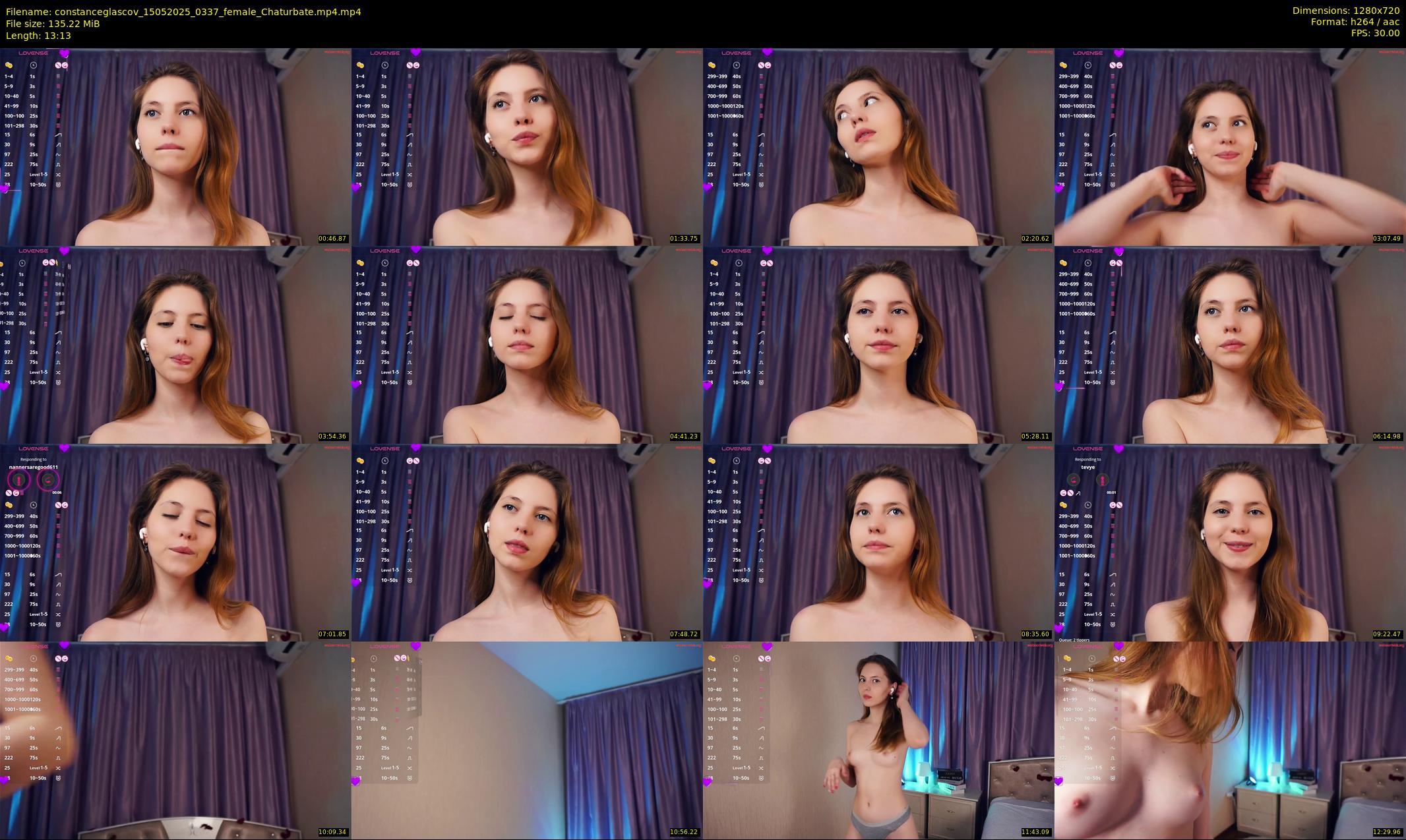 constanceglascov — 14 minute Chaturbate female cam show recording, 720p, May 15, 2025