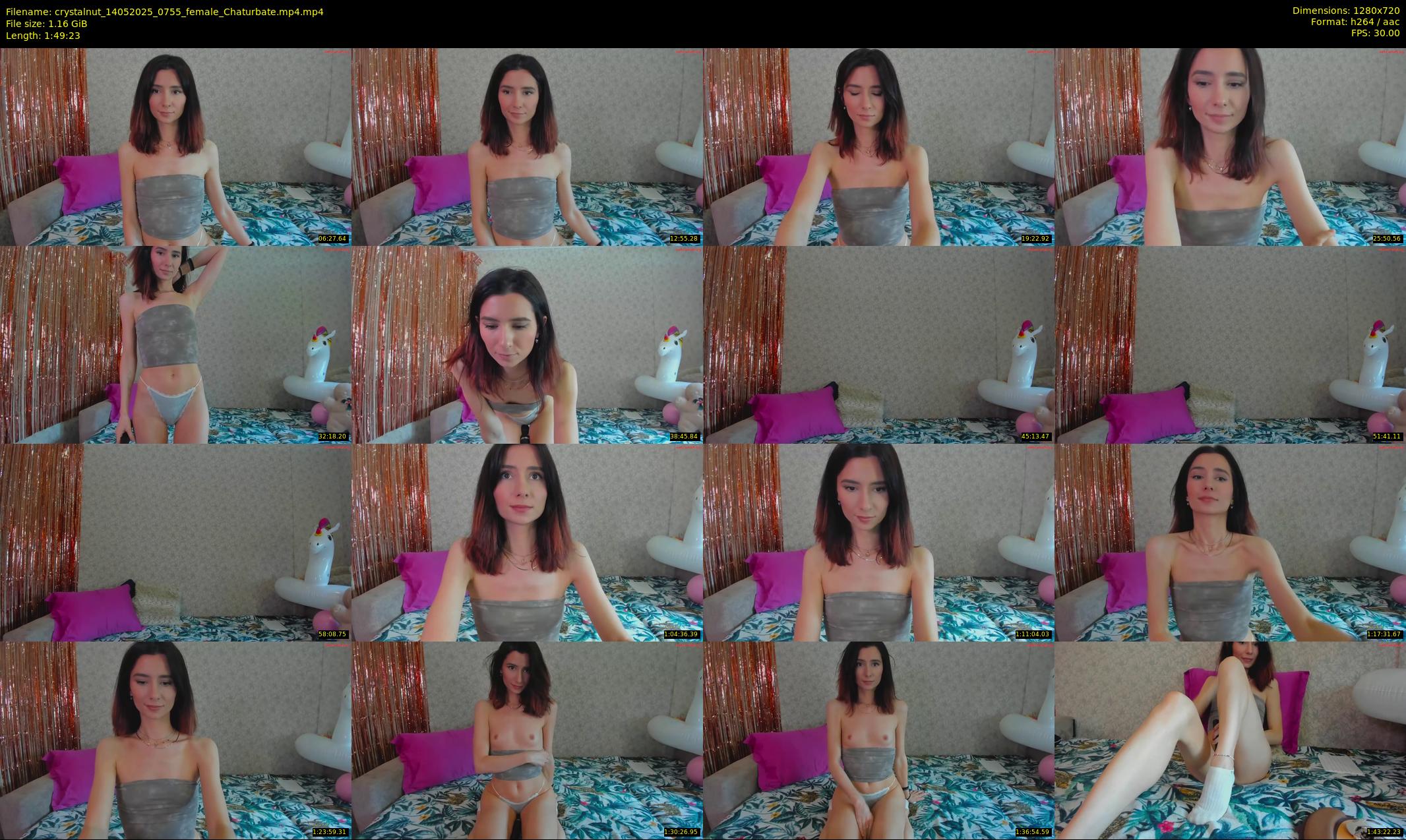 crystalnut — 110 minute Chaturbate female cam show recording, 720p, May 14, 2025