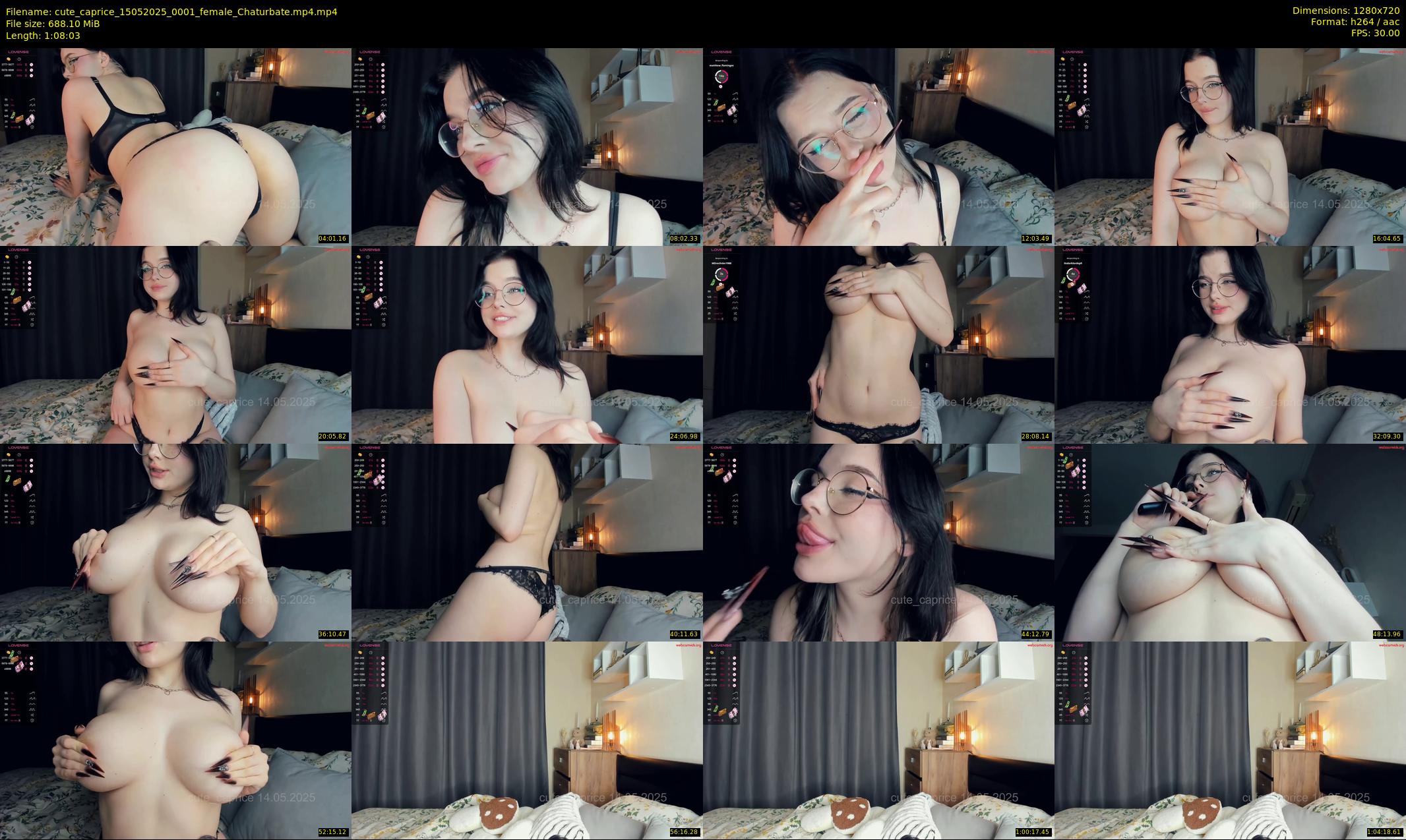 cute_caprice — 69 minute Chaturbate female cam show recording, 720p, May 15, 2025