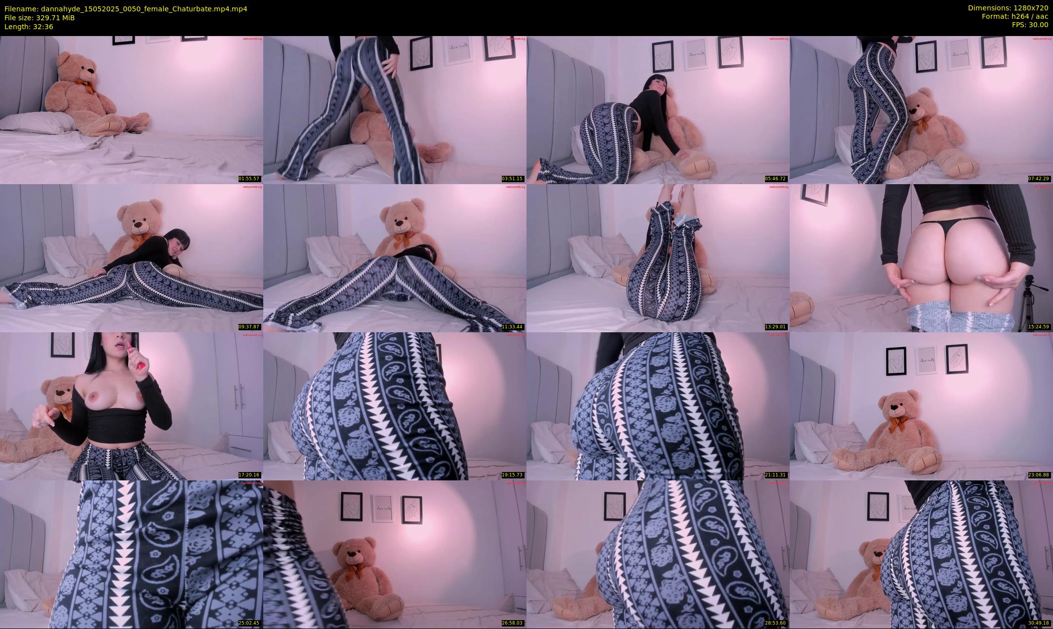 dannahyde — 33 minute Chaturbate female cam show recording, 720p, May 15, 2025