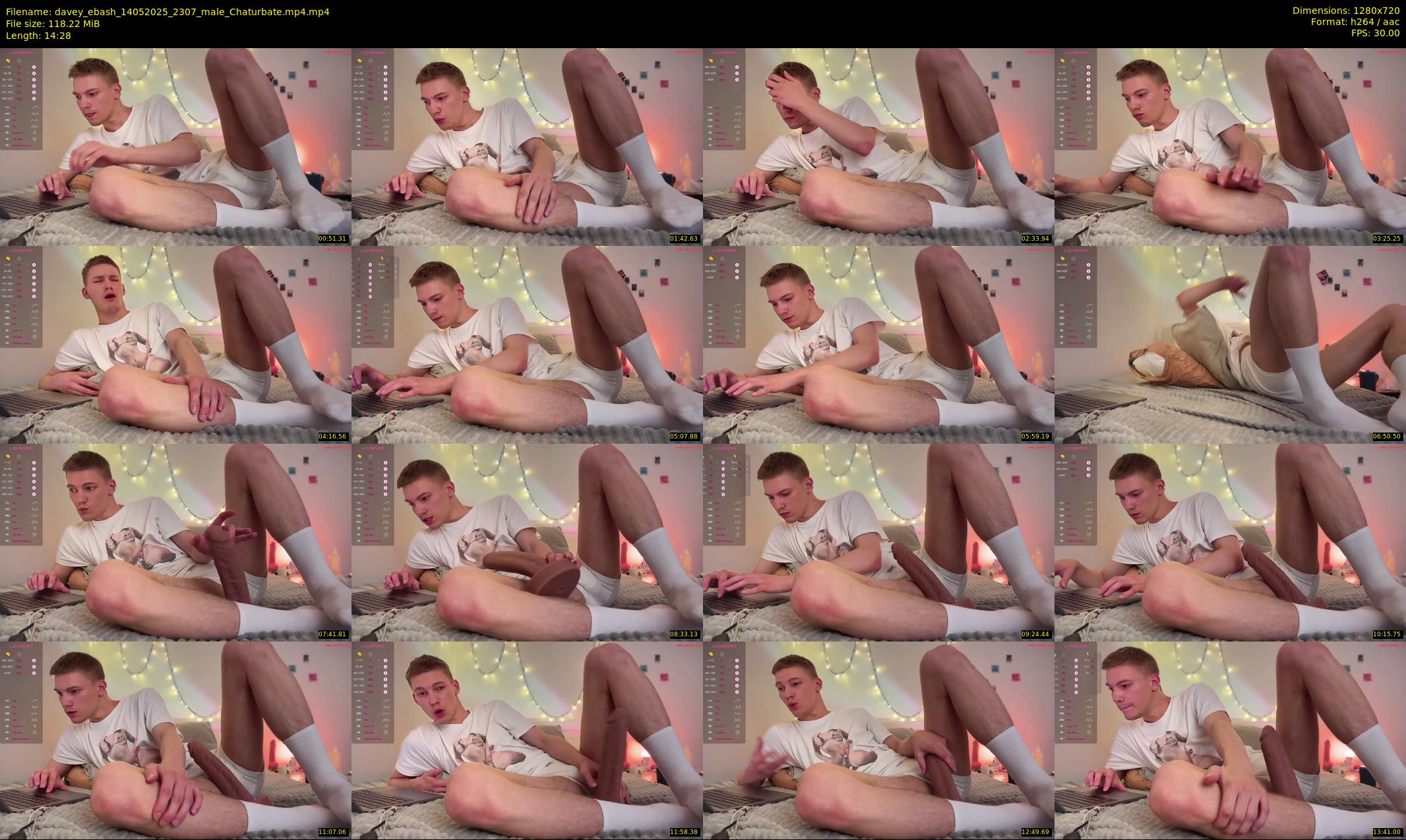 davey_ebash — 15 minute Chaturbate male cam show recording, 720p, May 14, 2025
