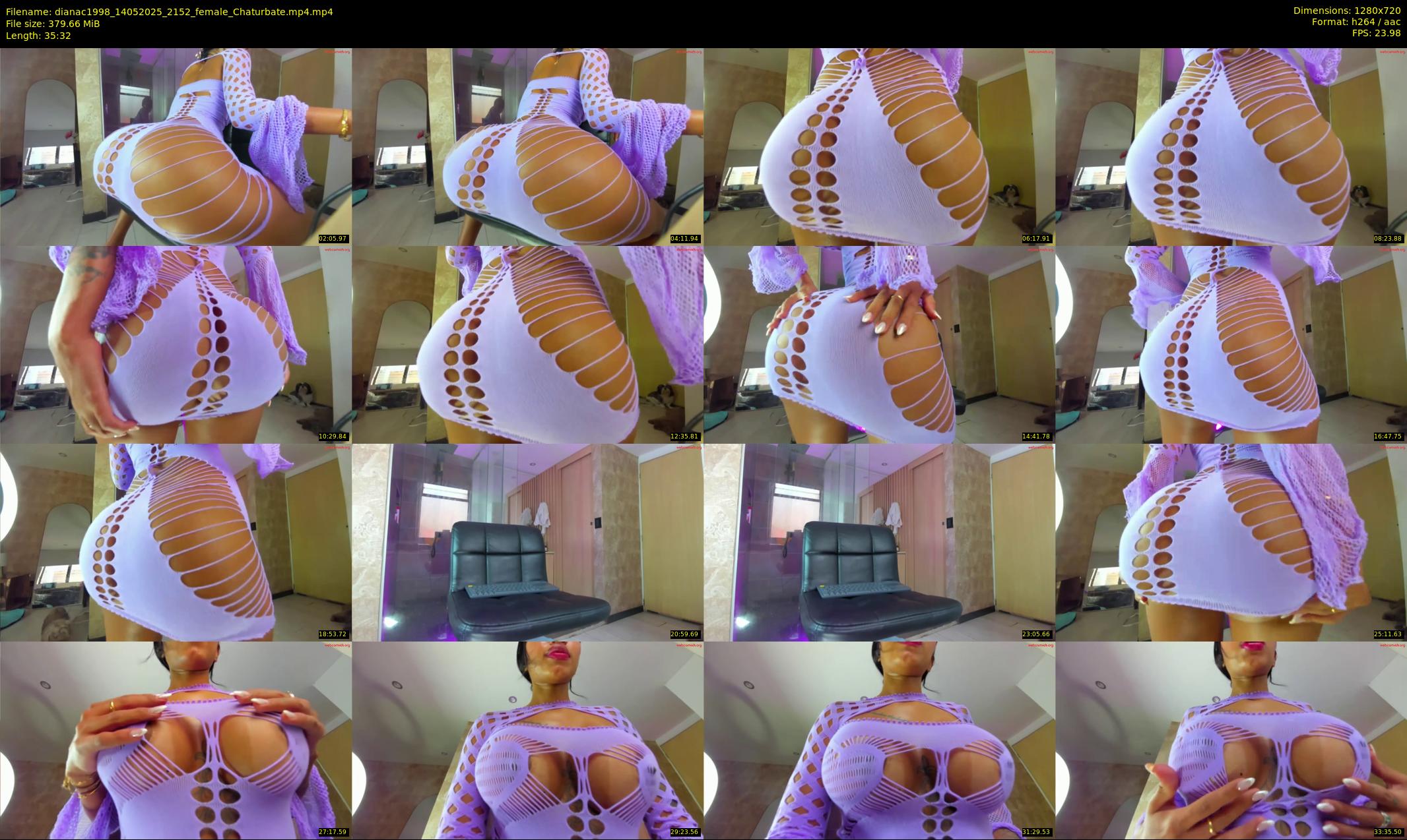 dianac1998 — 36 minute Chaturbate female cam show recording, 720p, May 14, 2025