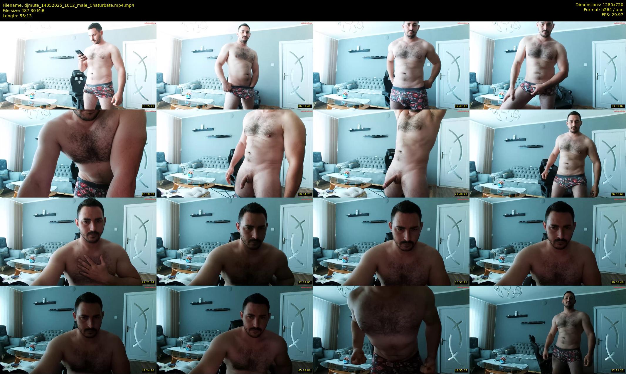 djmute — 56 minute Chaturbate male cam show recording, 720p, May 14, 2025