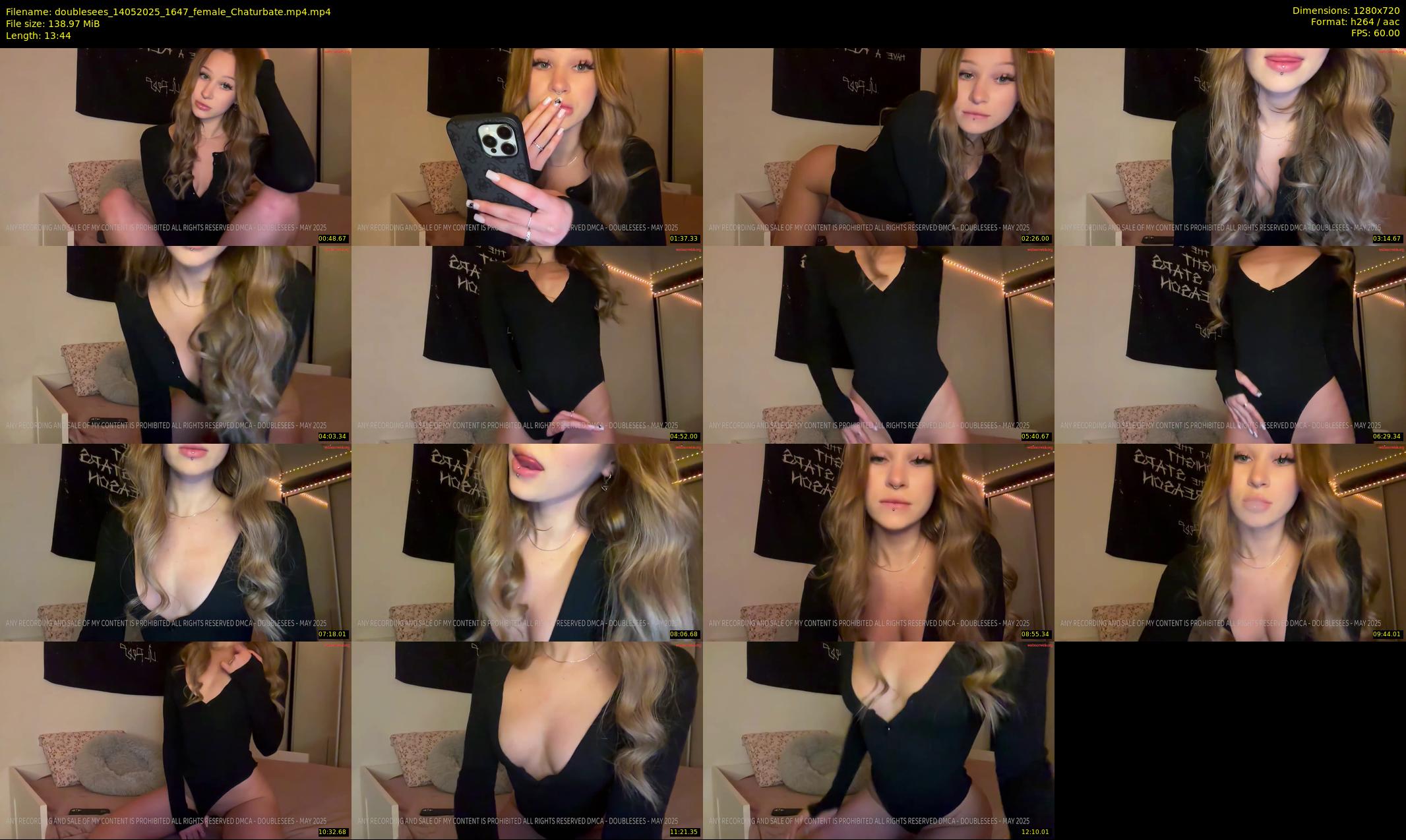 doublesees — 14 minute Chaturbate couple cam show recording, 720p, May 14, 2025