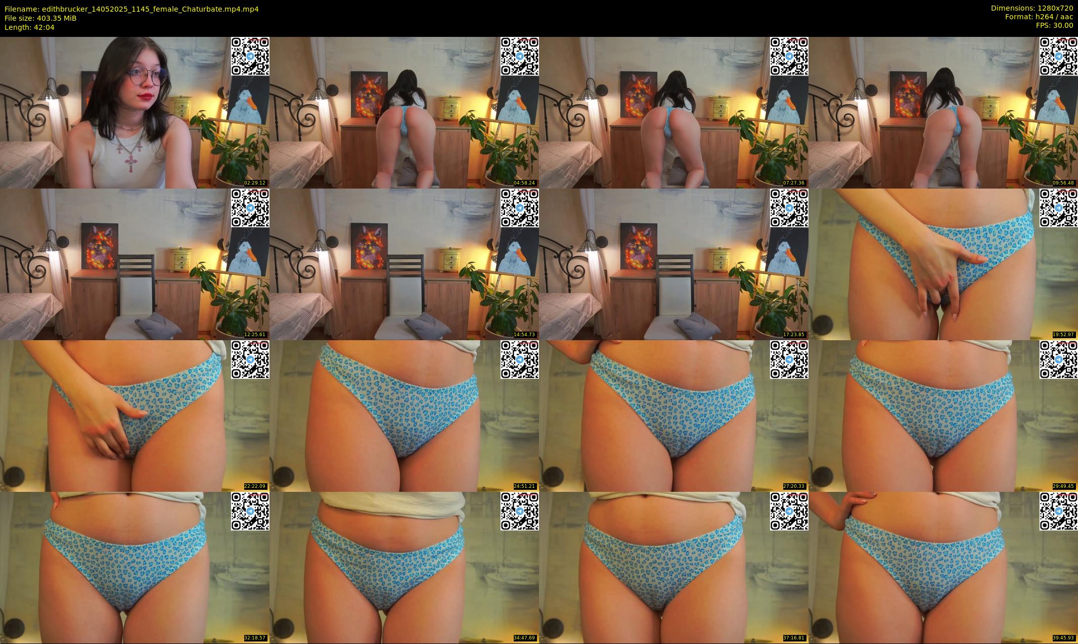 edithbrucker — 43 minute Chaturbate female cam show recording, 720p, May 14, 2025