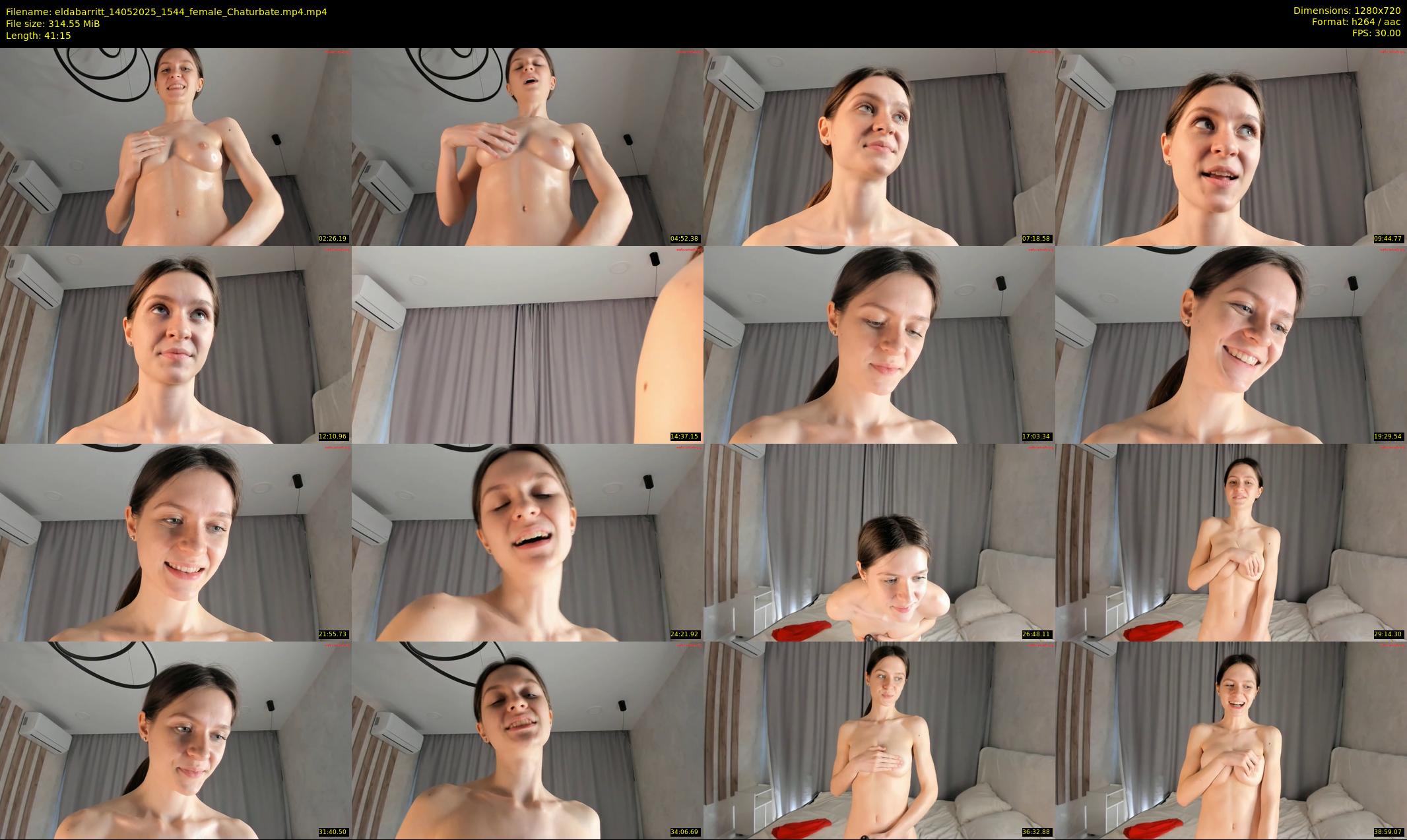 eldabarritt — 42 minute Chaturbate female cam show recording, 720p, May 14, 2025