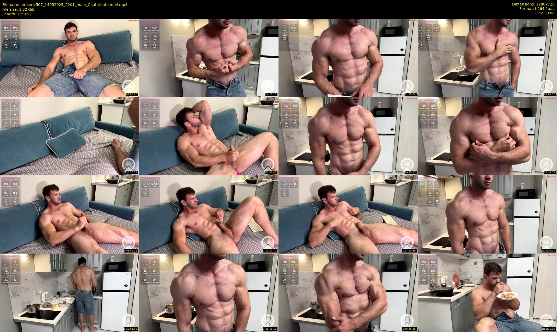 ericeric507 — 120 minute Chaturbate male cam show recording, 720p, May 14, 2025