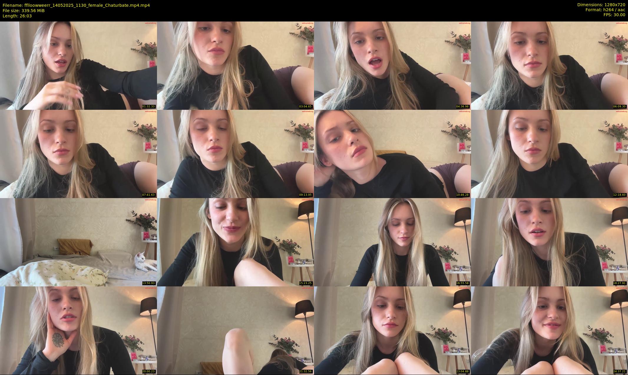 fflloowweerr — 27 minute Chaturbate couple cam show recording, 720p, May 14, 2025