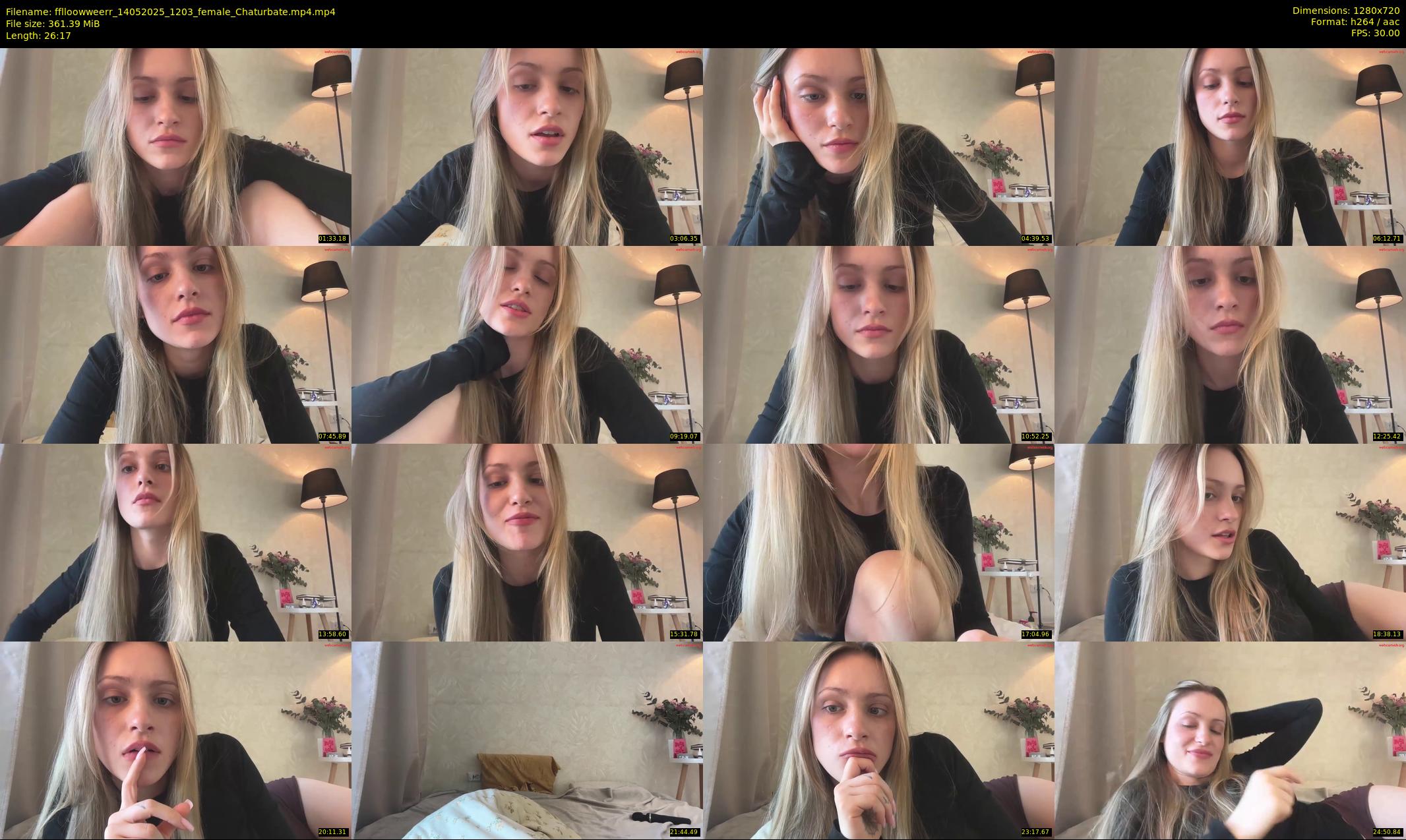 fflloowweerr — 27 minute Chaturbate couple cam show recording, 720p, May 14, 2025
