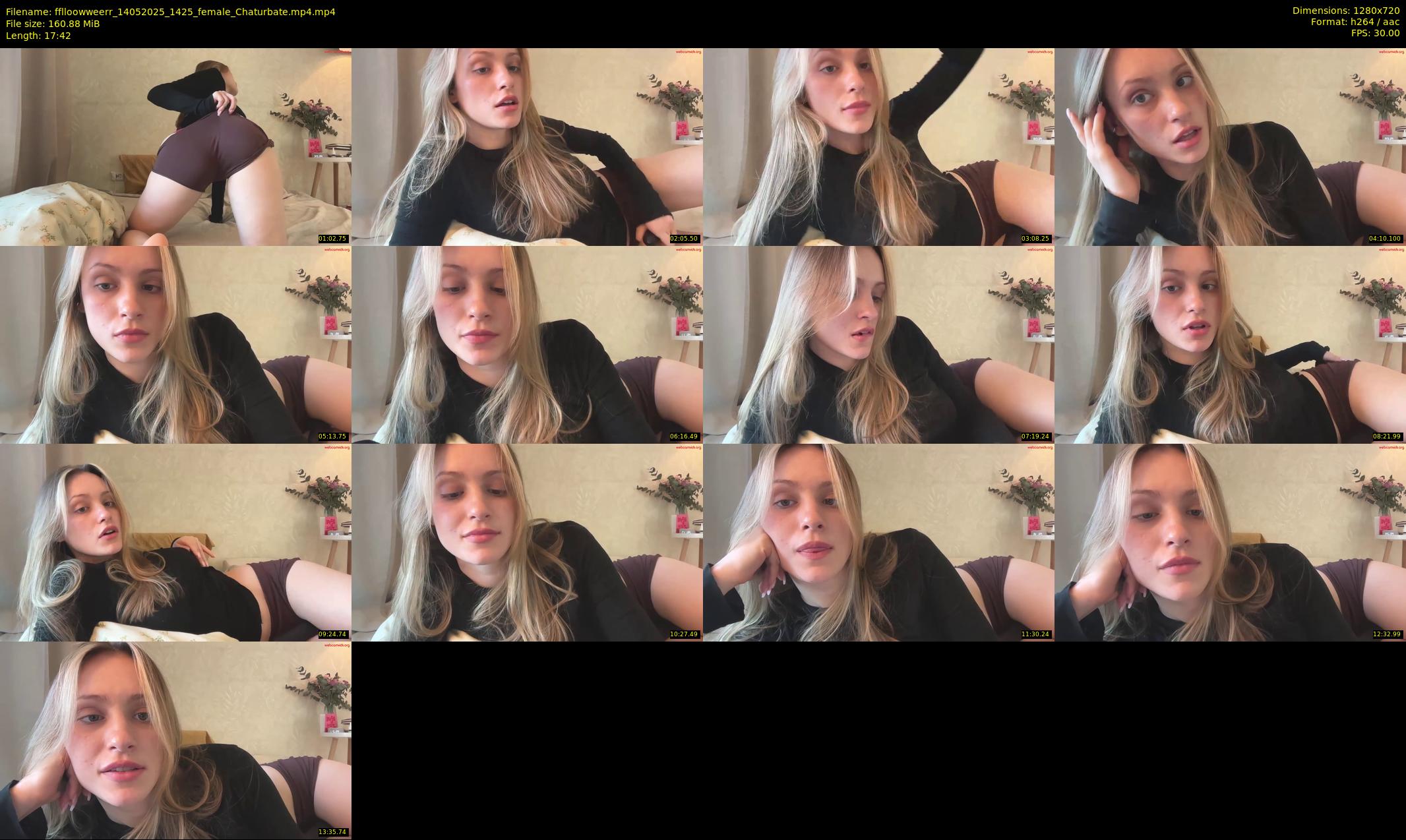 fflloowweerr — 18 minute Chaturbate couple cam show recording, 720p, May 14, 2025