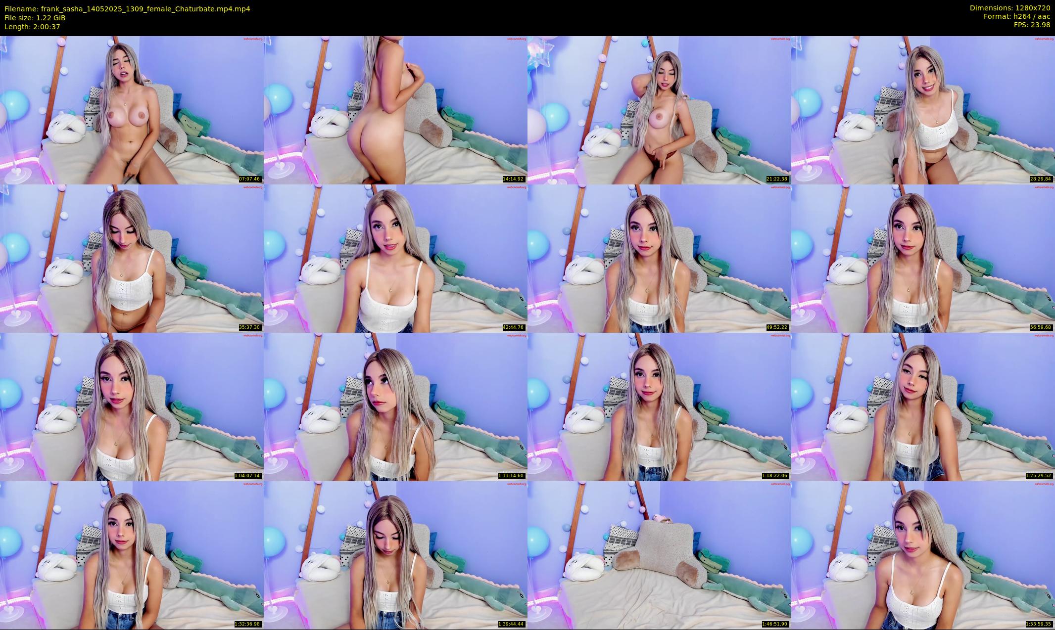 frank_sasha — 121 minute Chaturbate couple cam show recording, 720p, May 14, 2025