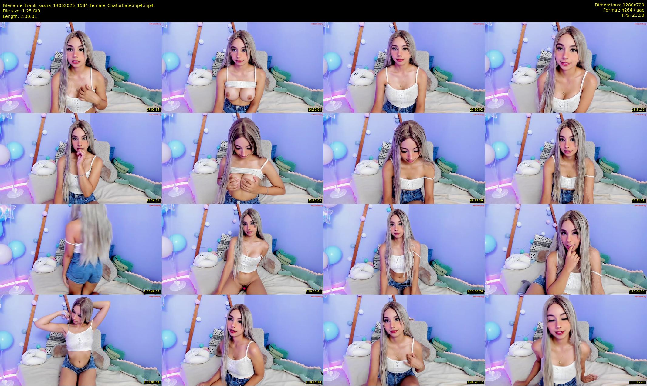 frank_sasha — 121 minute Chaturbate couple cam show recording, 720p, May 14, 2025
