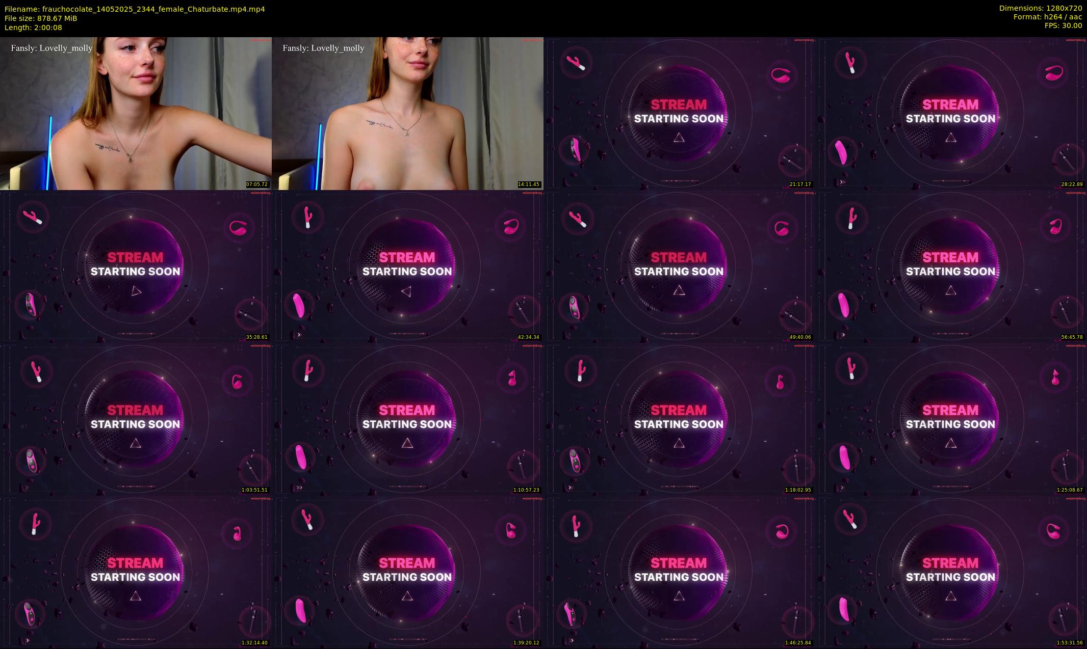 frauchocolate — 121 minute Chaturbate female cam show recording, 720p, May 14, 2025