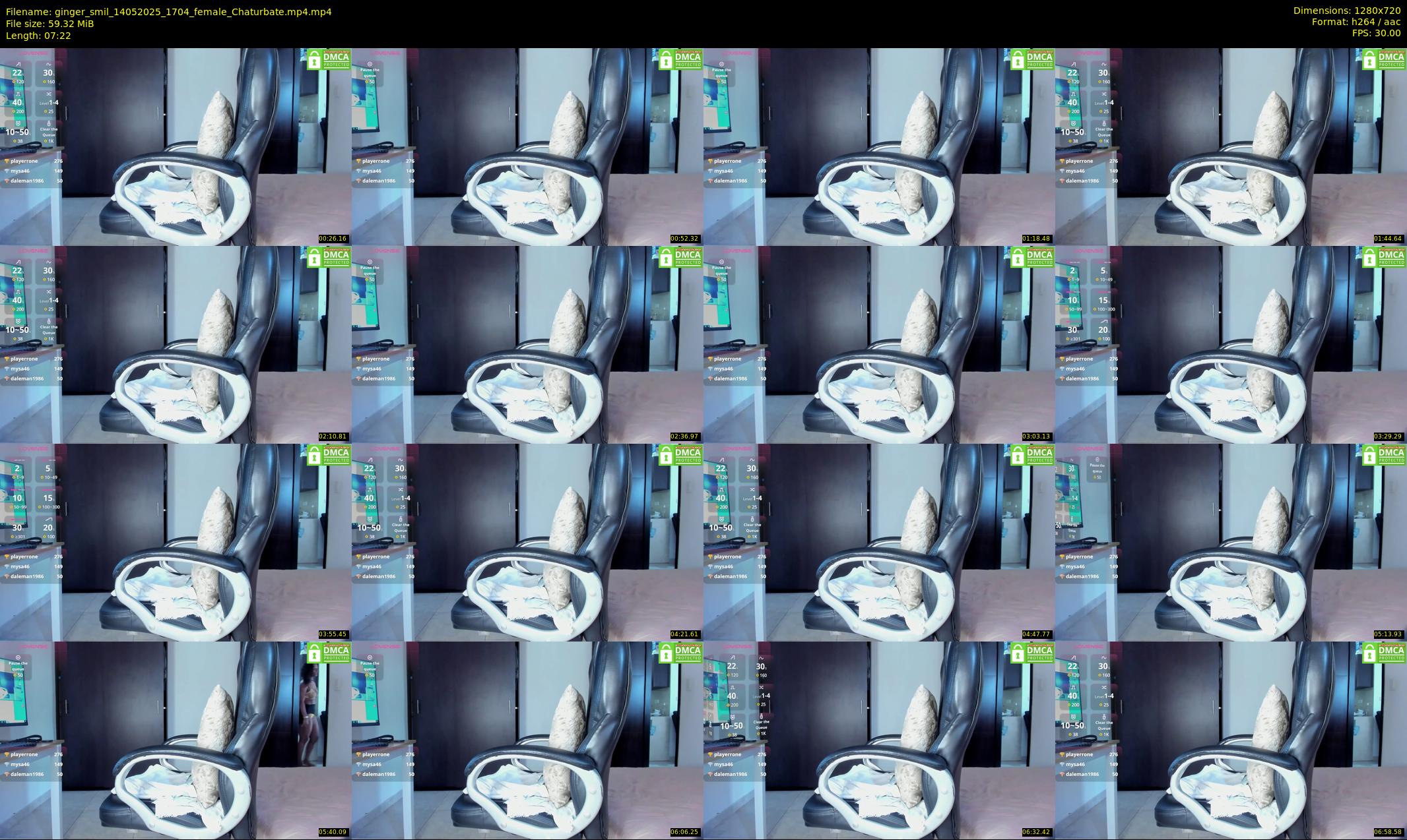 ginger_smil — 8 minute Chaturbate female cam show recording, 720p, May 14, 2025