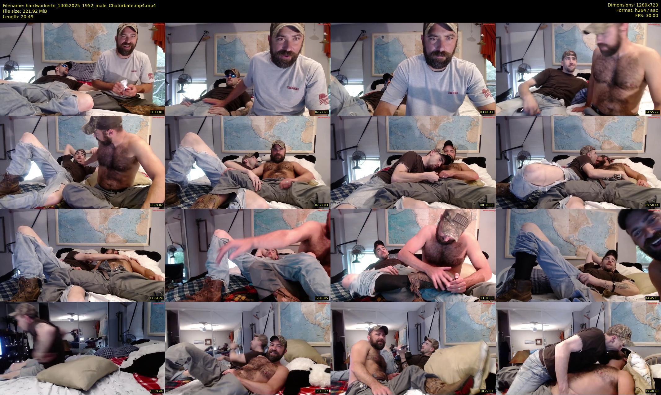hardworkertn — 21 minute Chaturbate male cam show recording, 720p, May 14, 2025