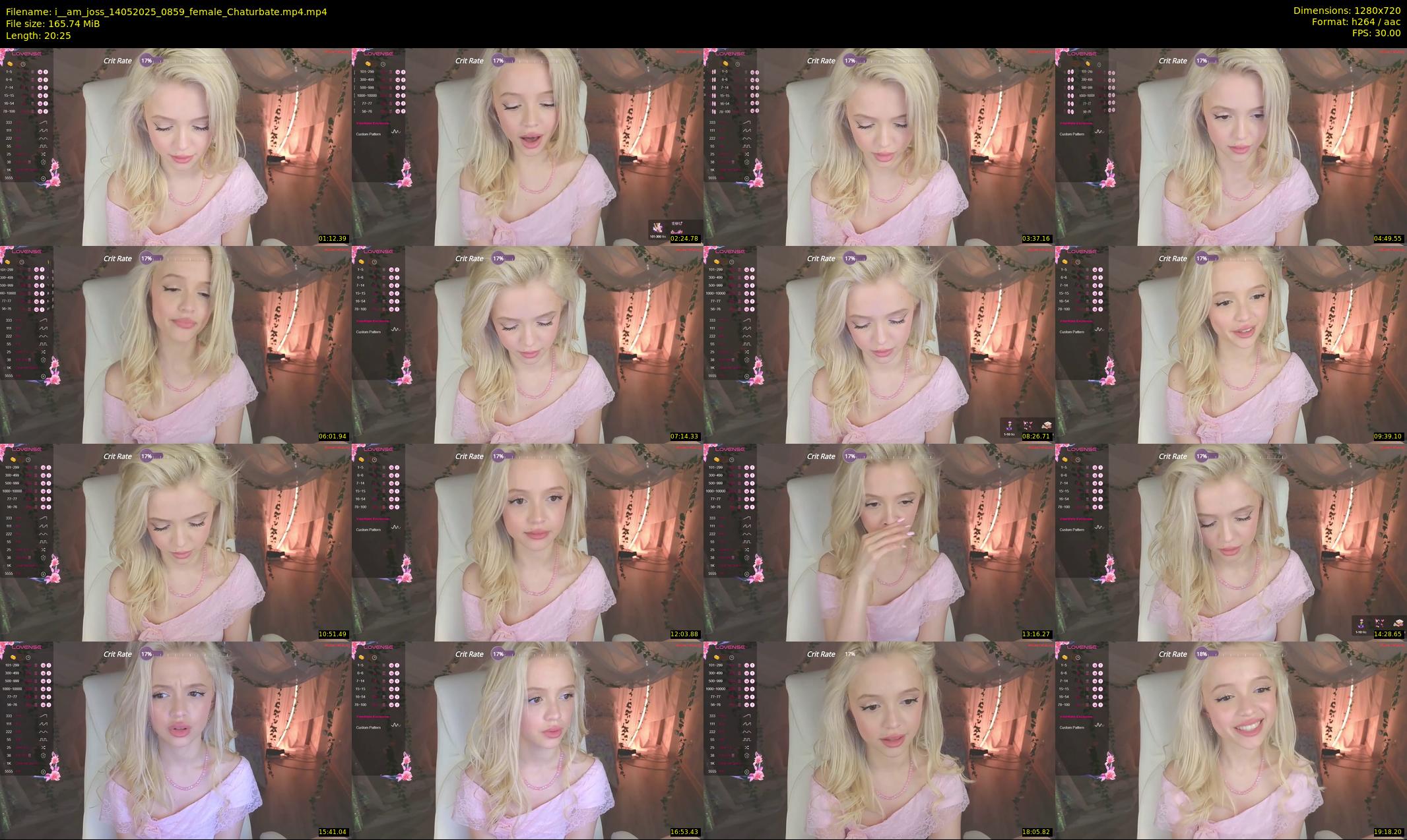 i__am_joss — 21 minute Chaturbate female cam show recording, 720p, May 14, 2025