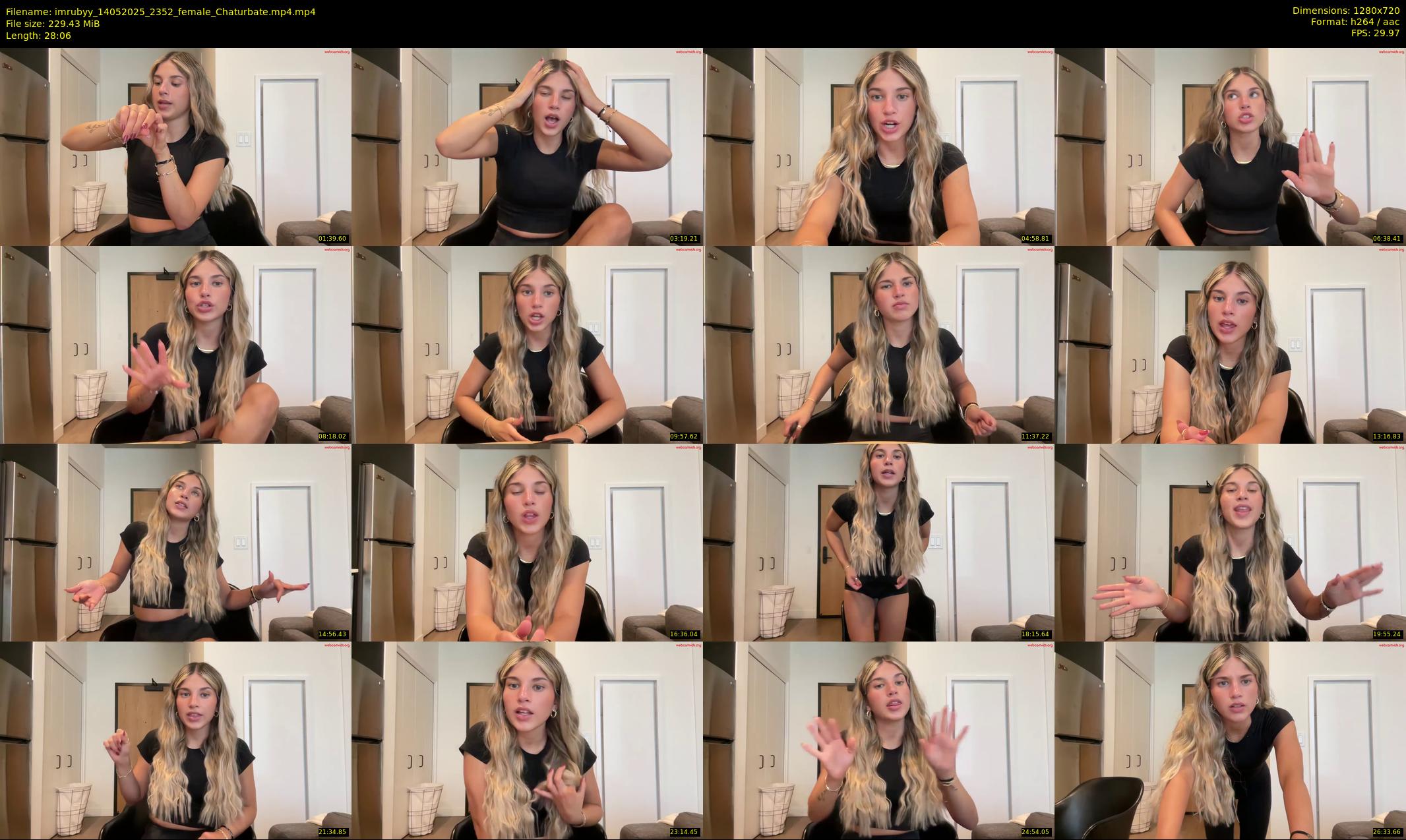 imrubyy — 29 minute Chaturbate female cam show recording, 720p, May 14, 2025