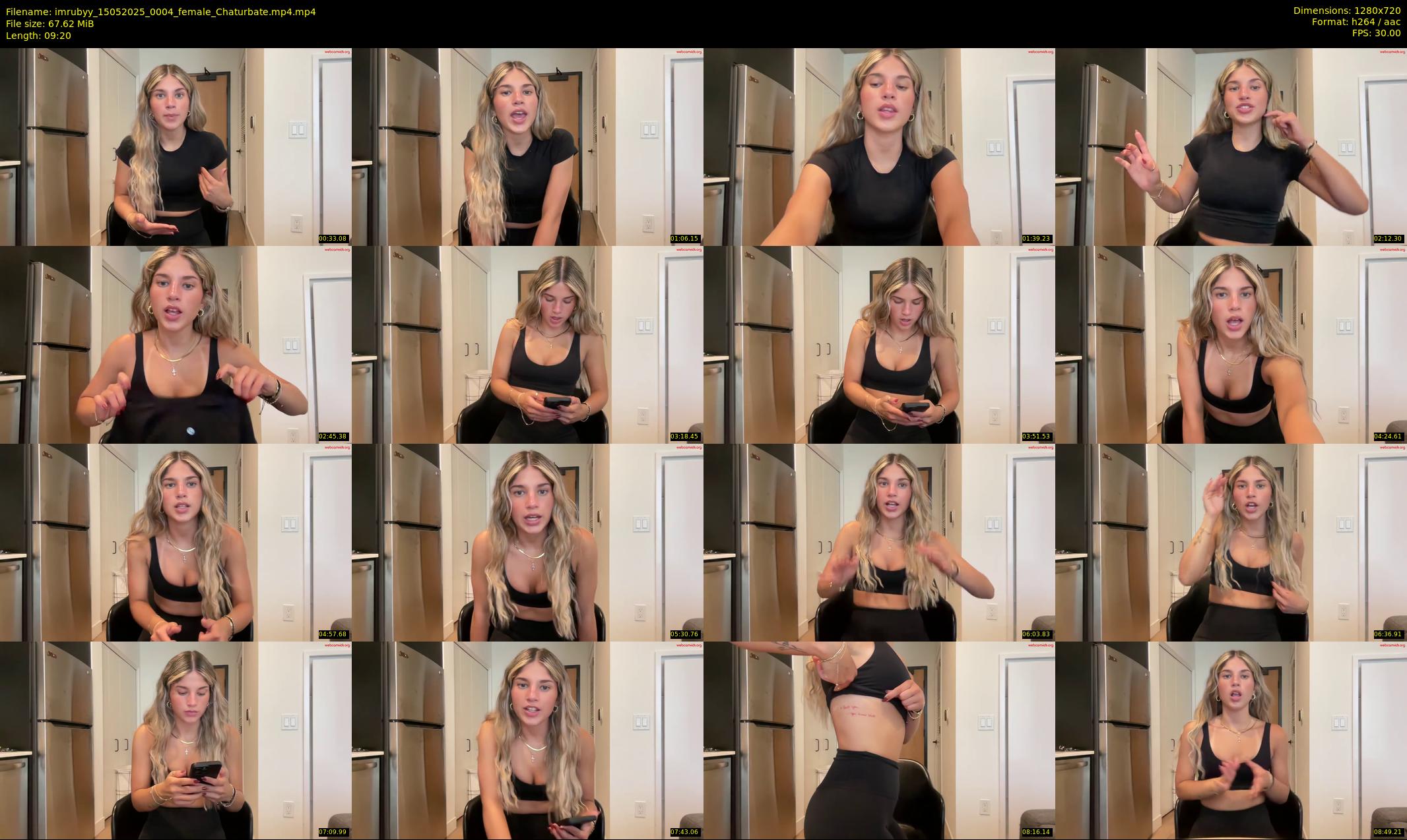 imrubyy — 10 minute Chaturbate female cam show recording, 720p, May 15, 2025