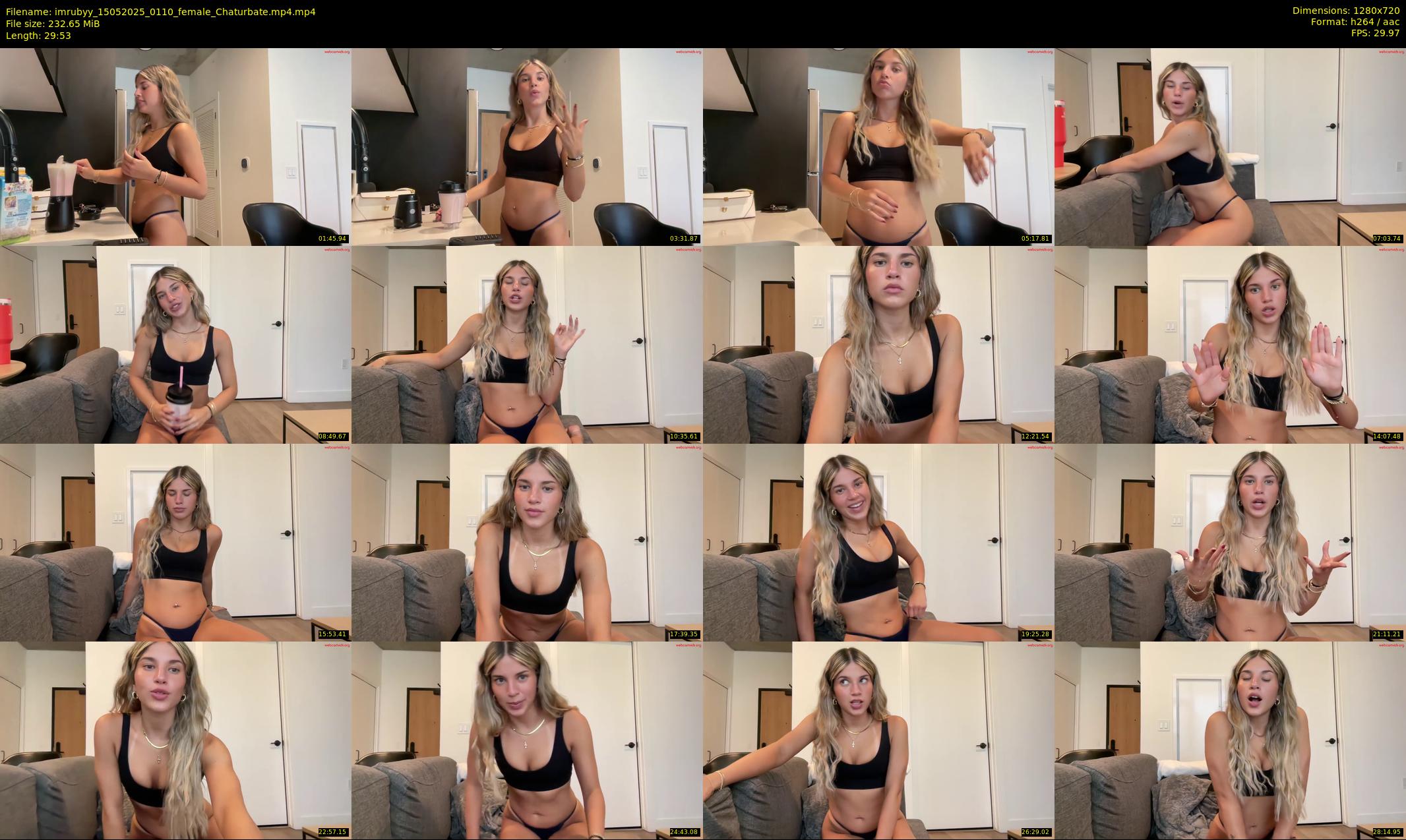 imrubyy — 30 minute Chaturbate female cam show recording, 720p, May 15, 2025