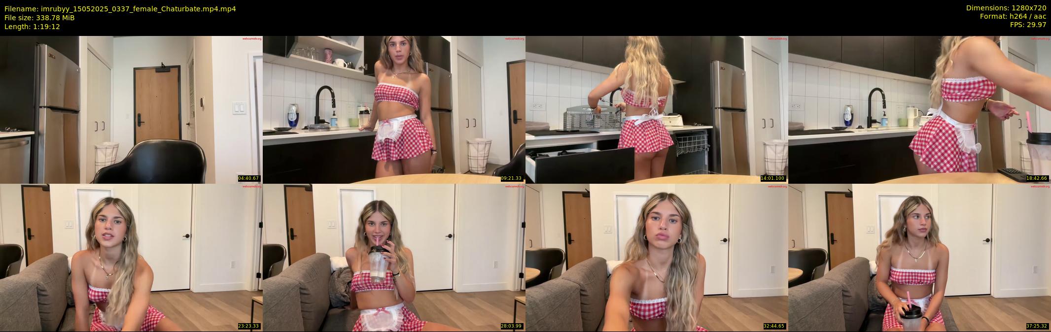 imrubyy — 80 minute Chaturbate female cam show recording, 720p, May 15, 2025