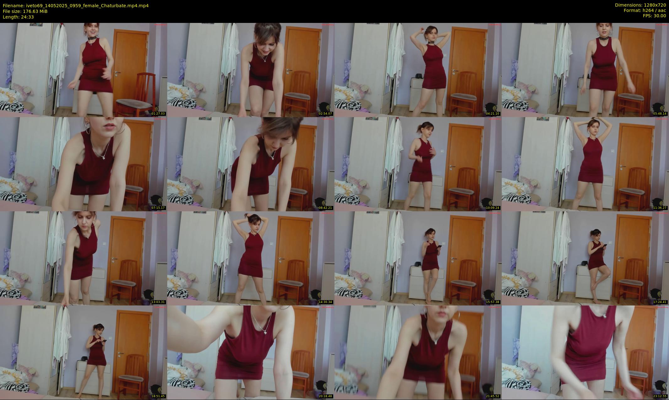 iveto69 — 25 minute Chaturbate female cam show recording, 720p, May 14, 2025
