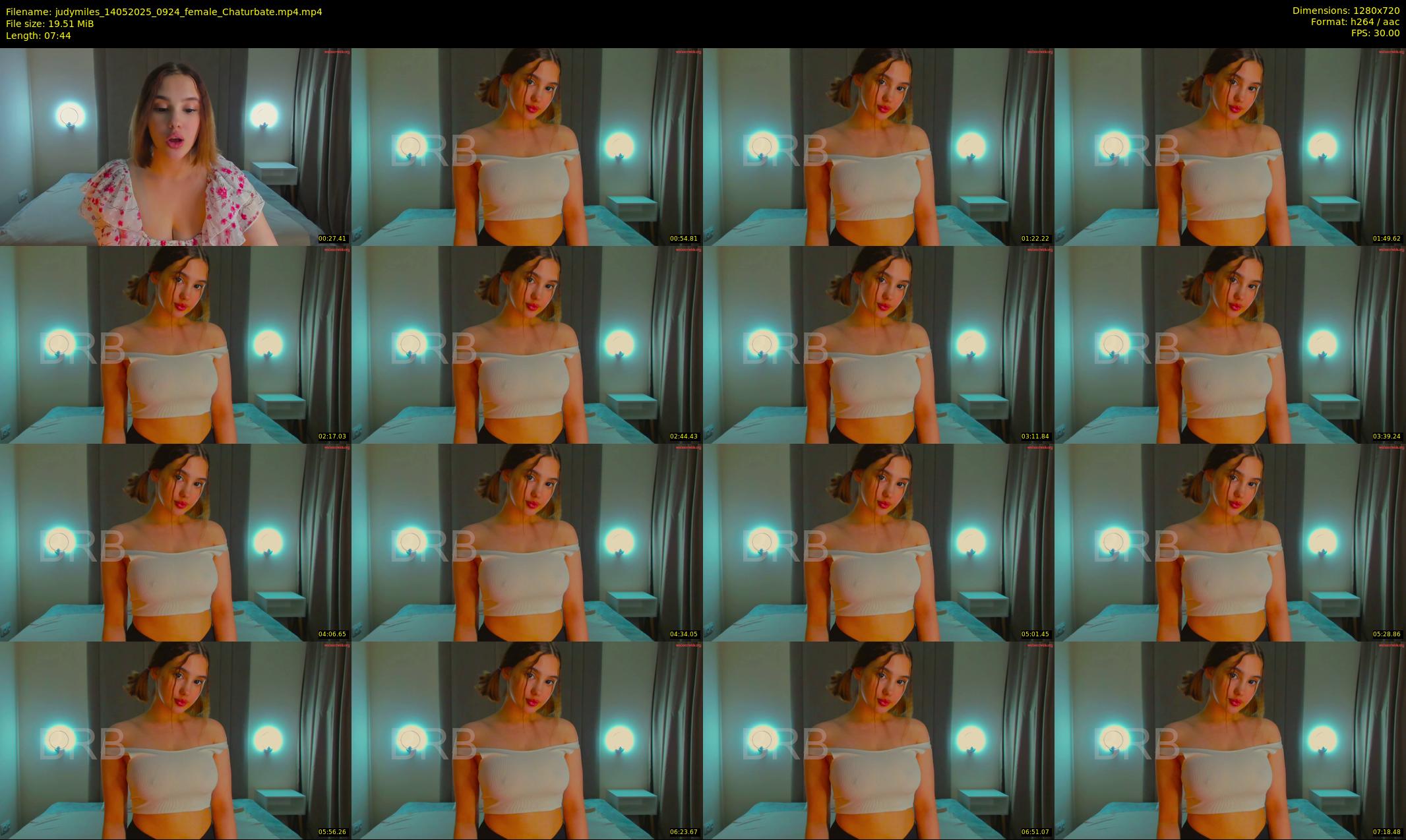 judymiles — 8 minute Chaturbate female cam show recording, 720p, May 14, 2025
