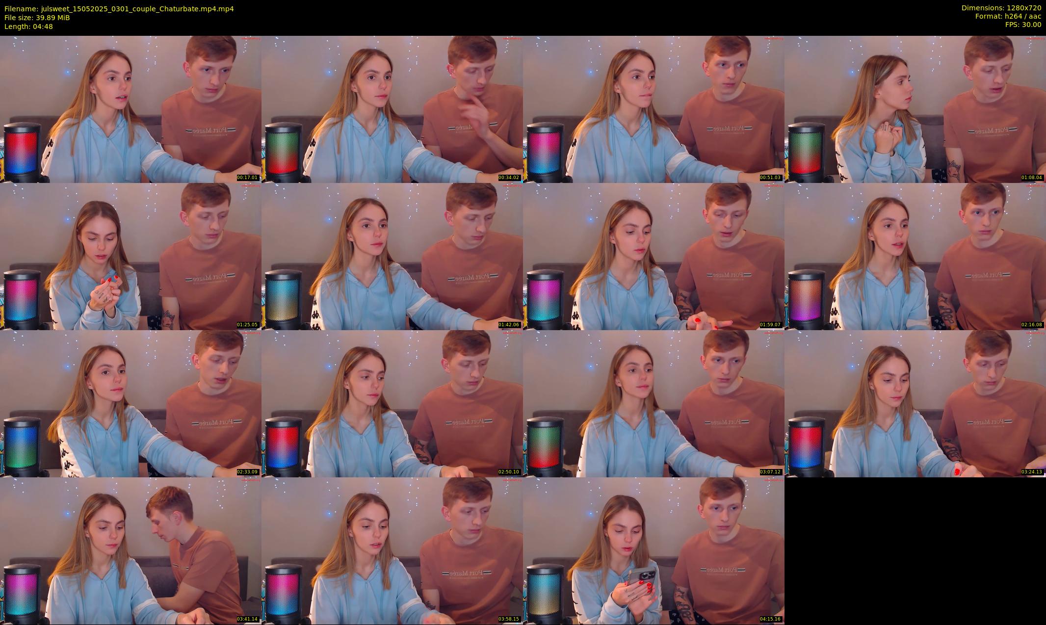 julsweet — 5 minute Chaturbate male cam show recording, 720p, May 15, 2025