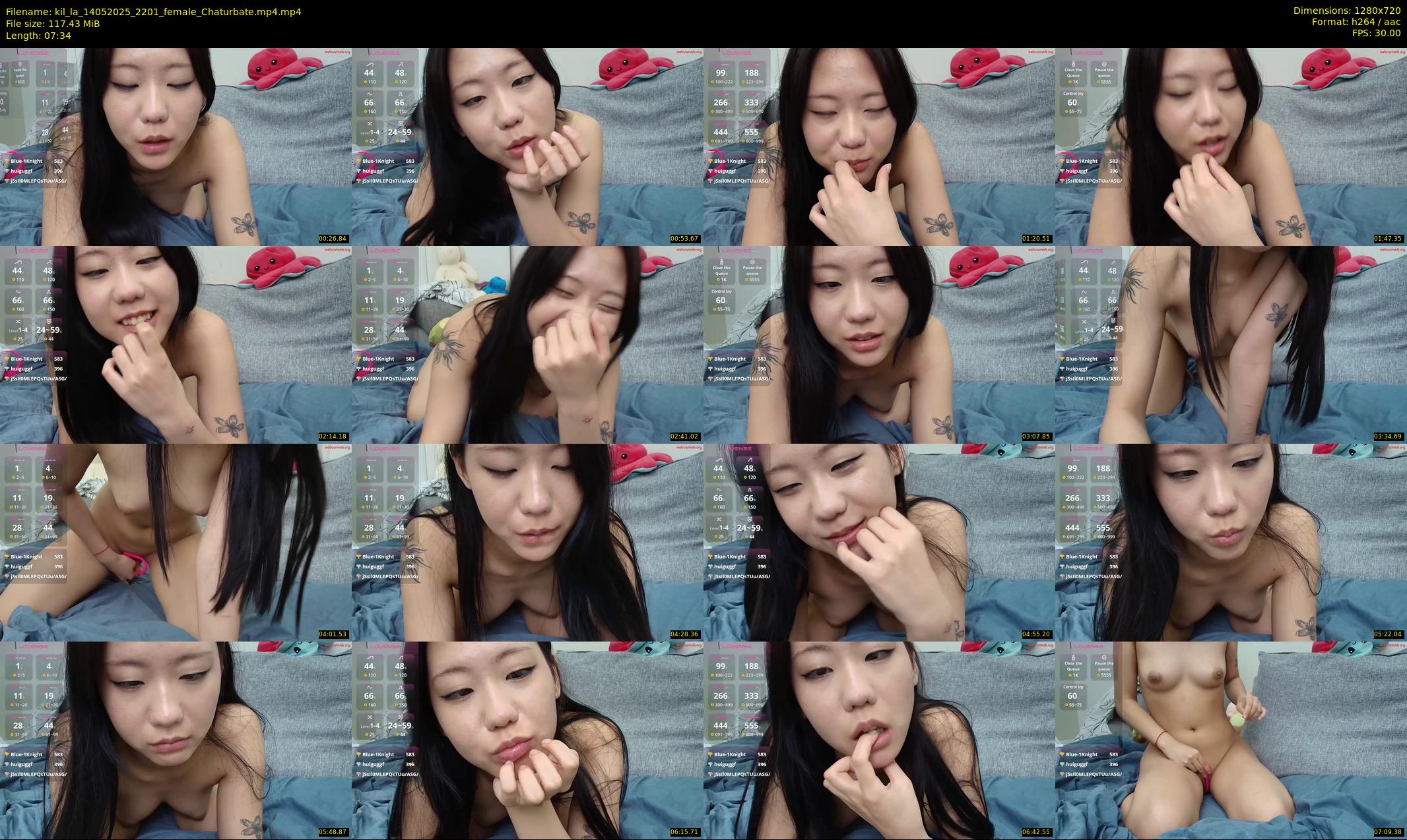 kil_la — 8 minute Chaturbate female cam show recording, 720p, May 14, 2025