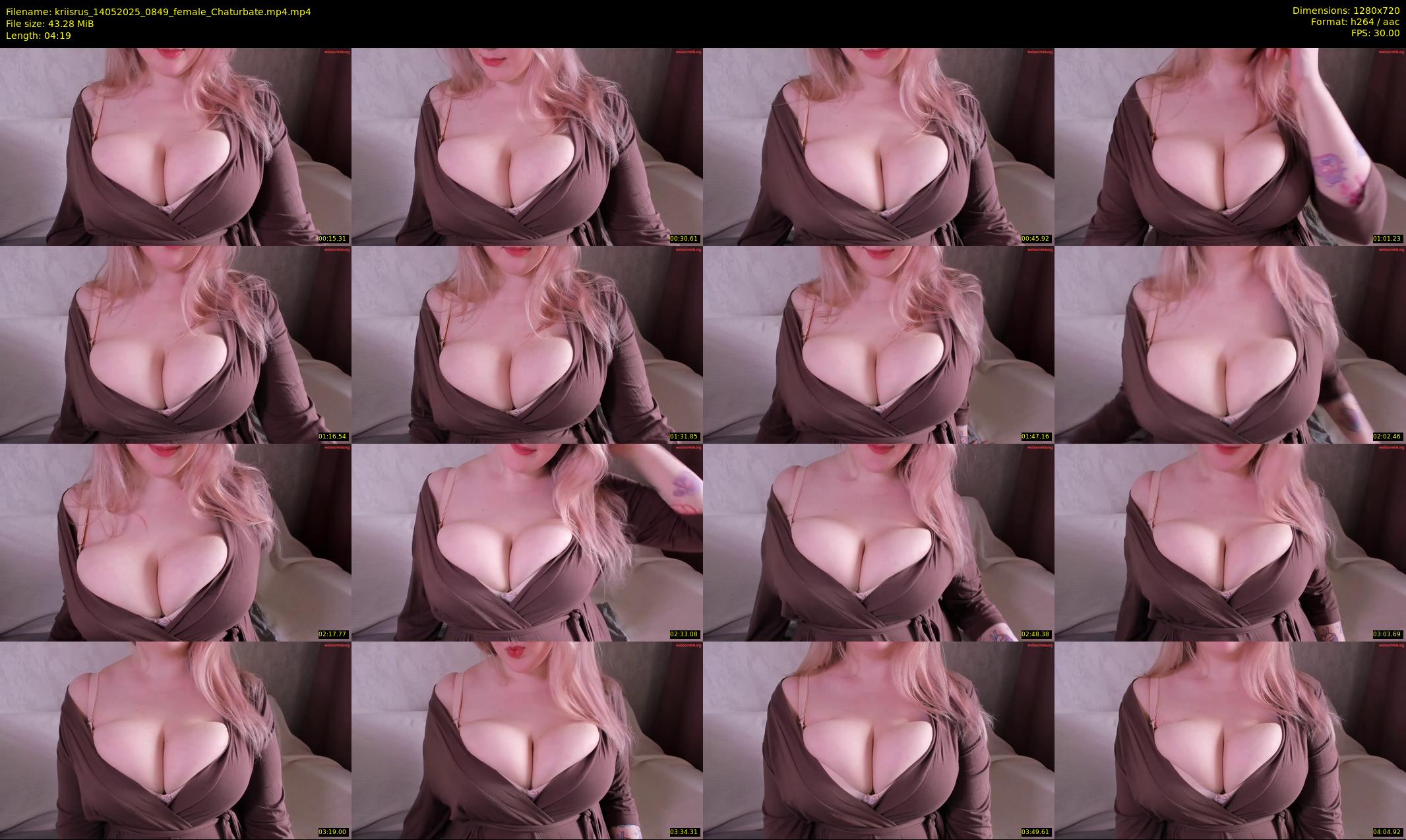 kriisrus — 5 minute Chaturbate female cam show recording, 720p, May 14, 2025