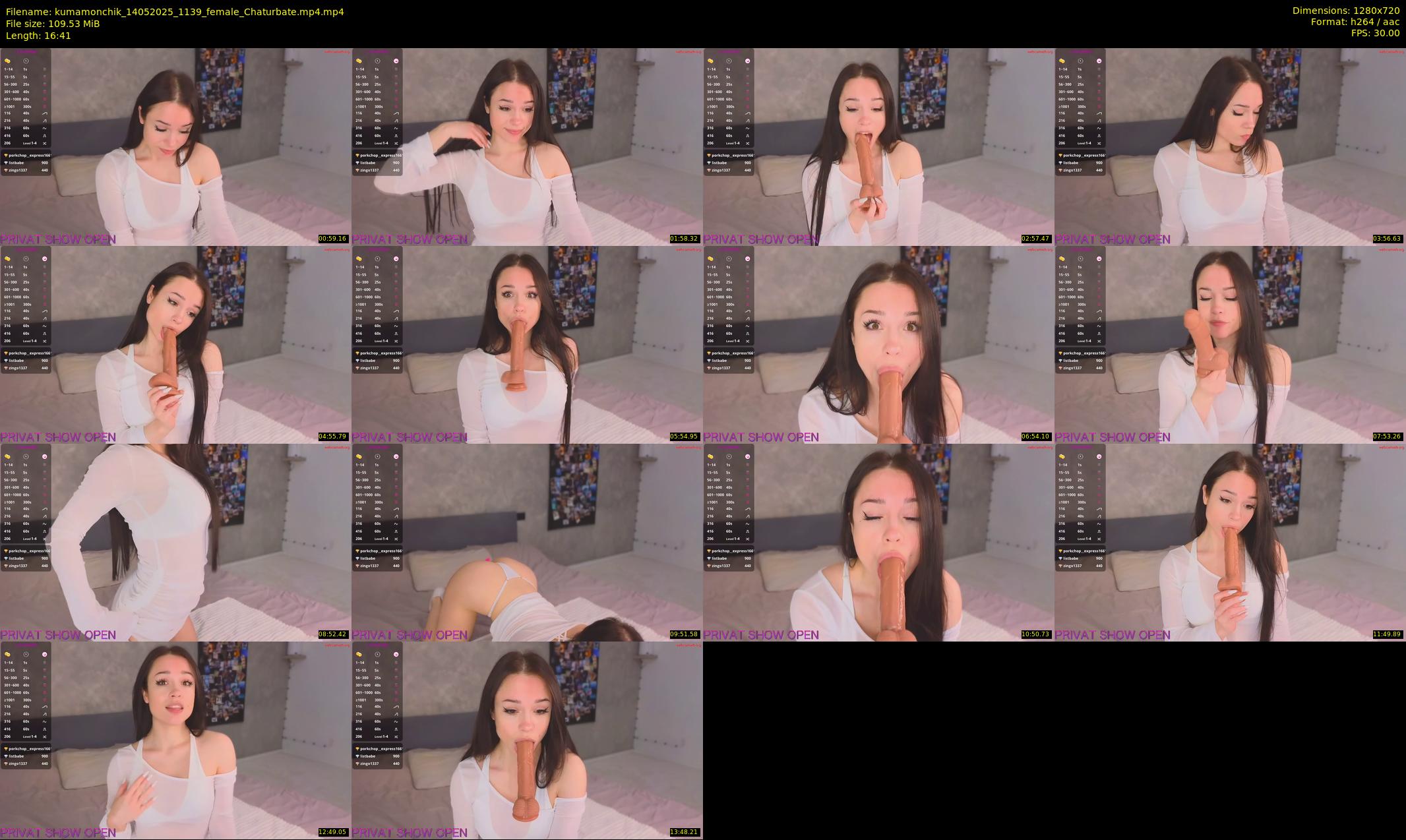 kumamonchik — 17 minute Chaturbate couple cam show recording, 720p, May 14, 2025