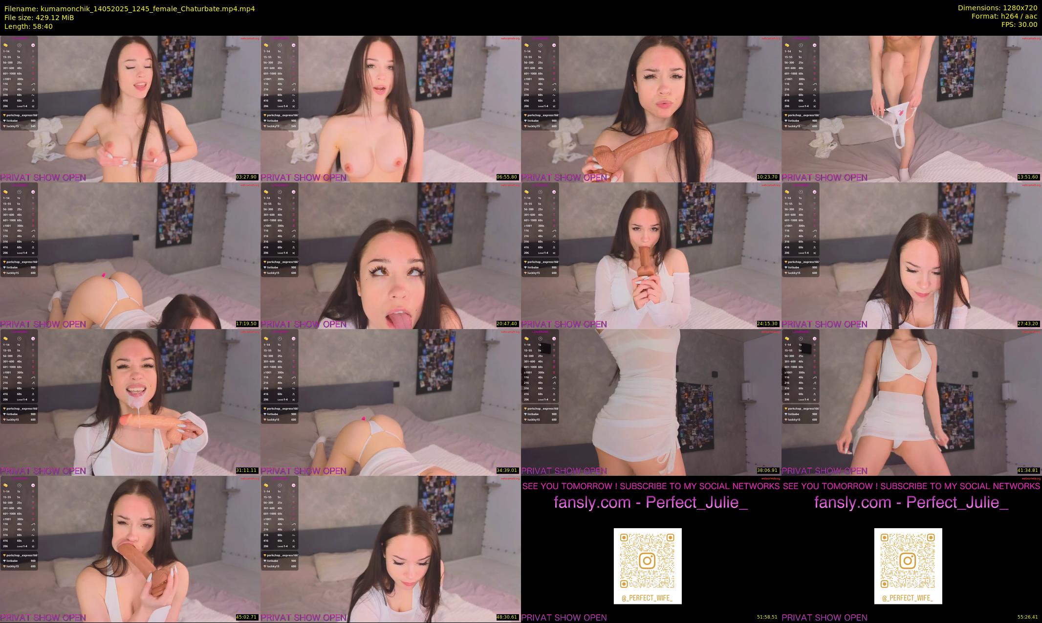 kumamonchik — 59 minute Chaturbate couple cam show recording, 720p, May 14, 2025