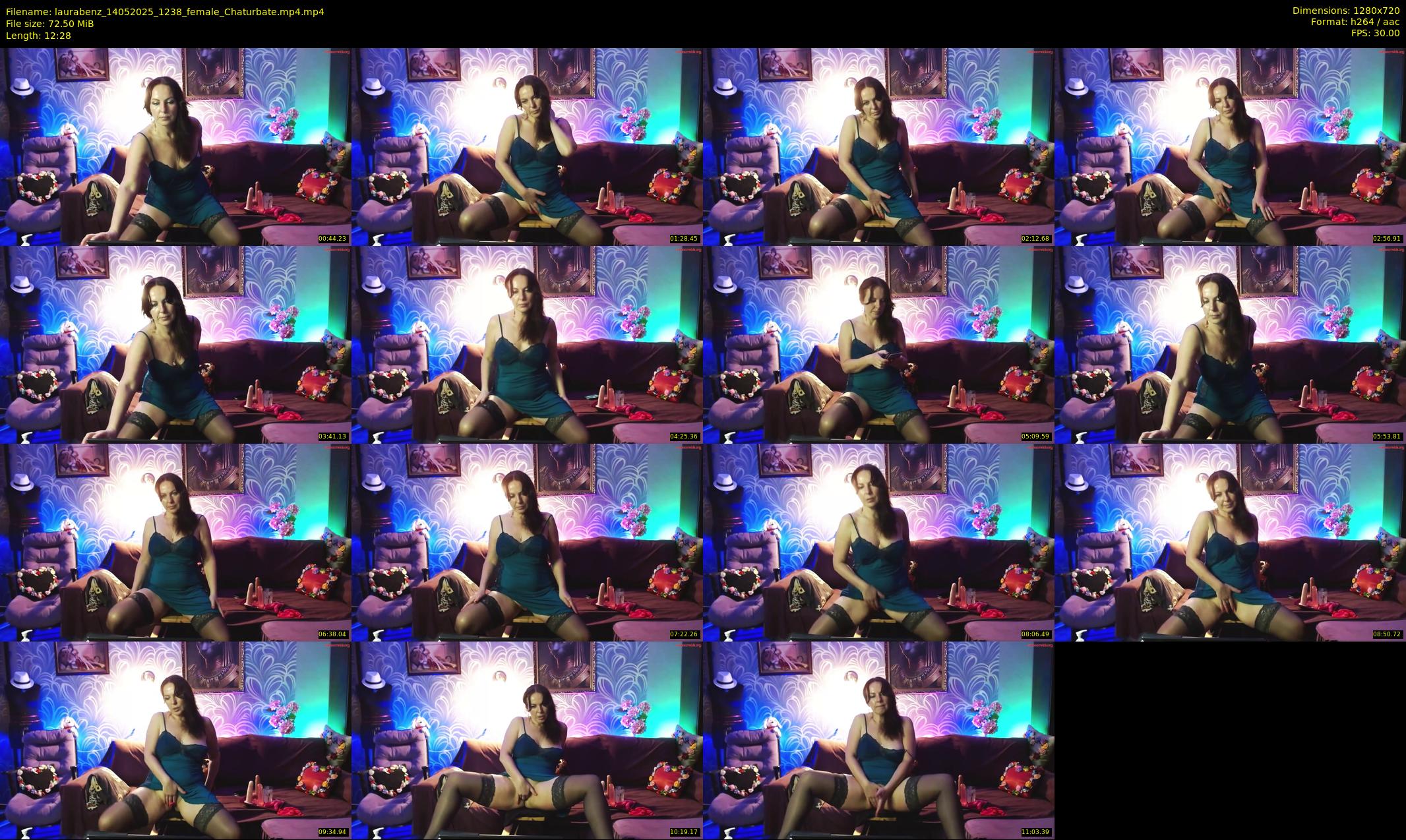 laurabenz — 13 minute Chaturbate female cam show recording, 720p, May 14, 2025