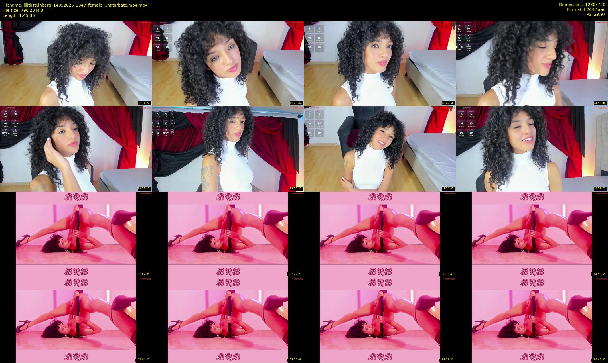 lilithsteinberg — 106 minute Chaturbate female cam show recording, 720p, May 14, 2025