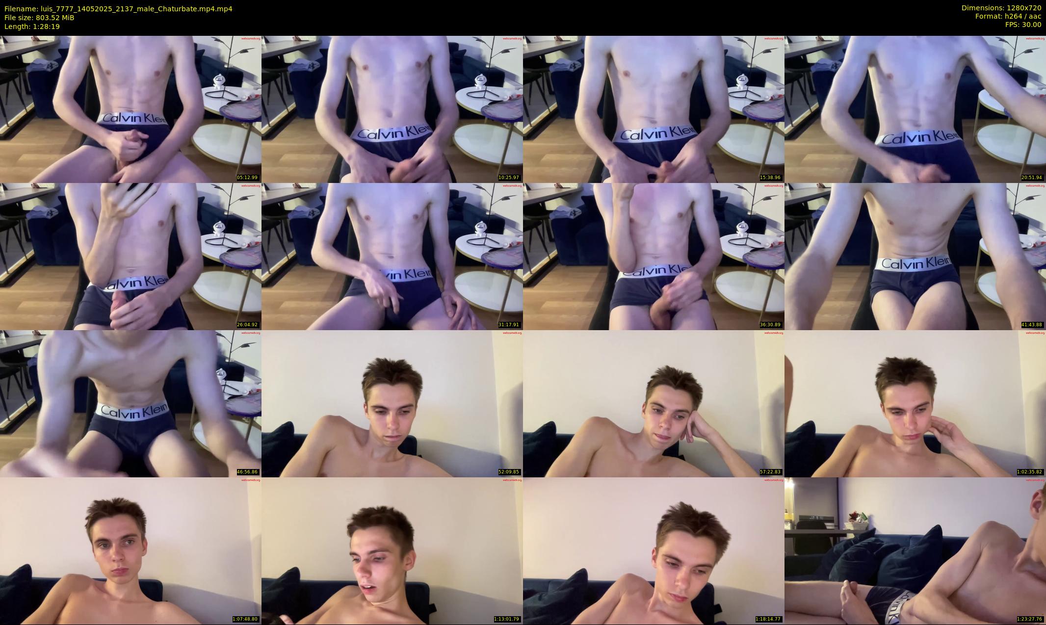 luis_7777 — 89 minute Chaturbate male cam show recording, 720p, May 14, 2025