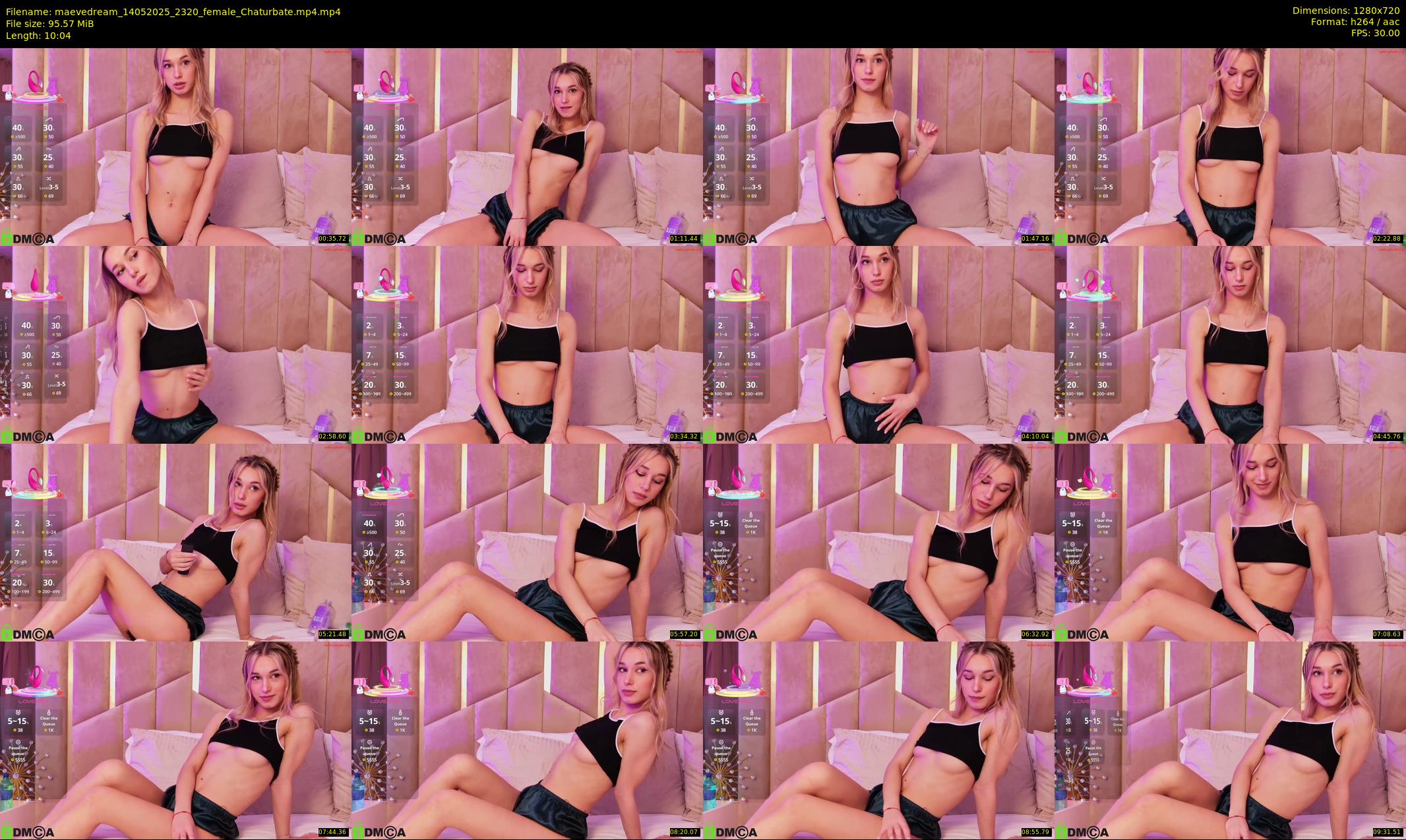maevedream — 11 minute Chaturbate female cam show recording, 720p, May 14, 2025