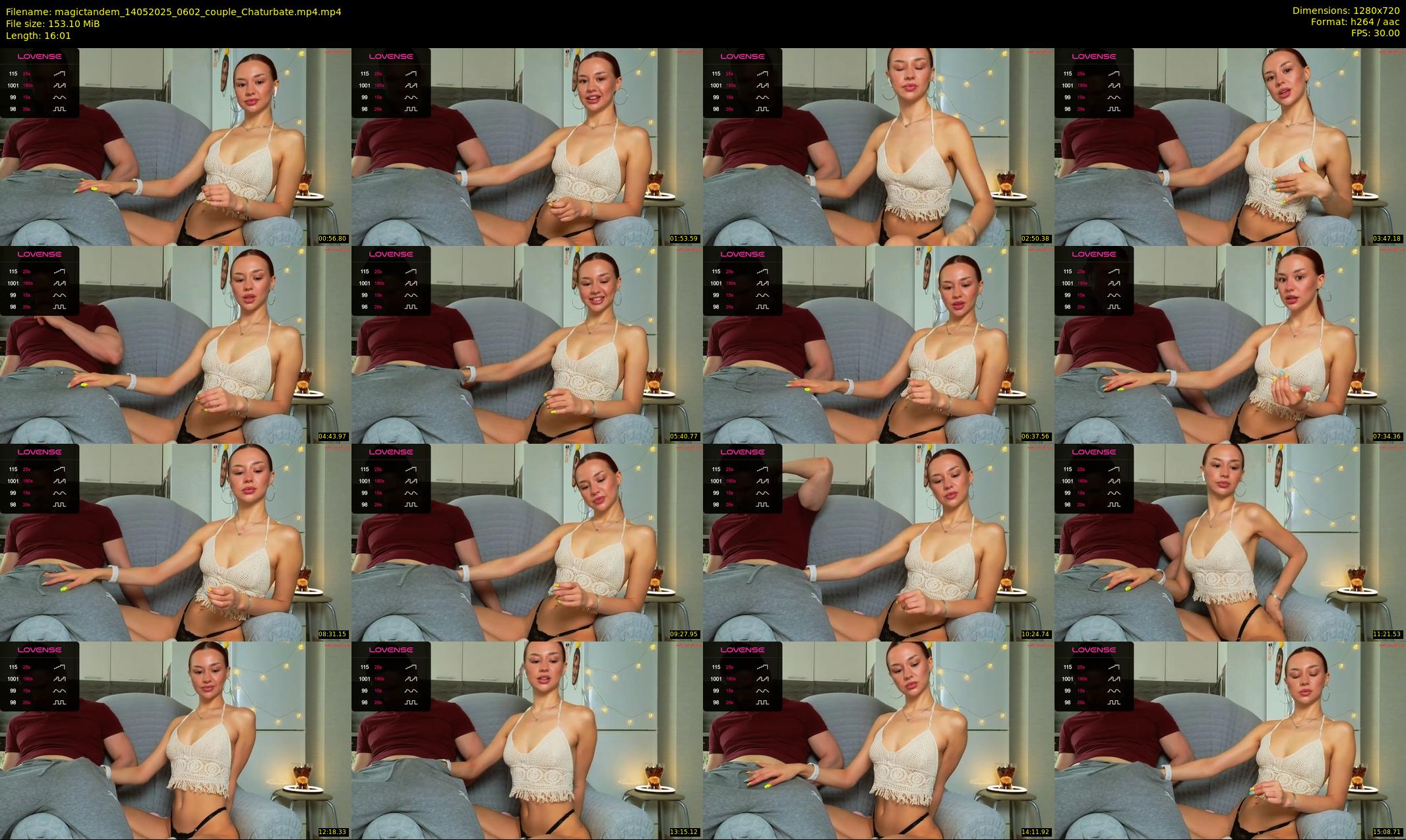 magictandem — 17 minute Chaturbate couple cam show recording, 720p, May 14, 2025