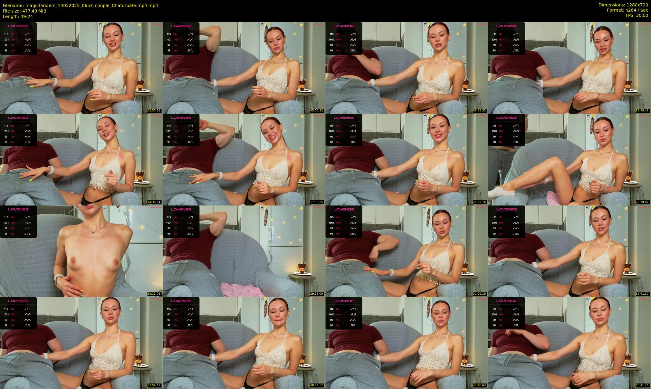 magictandem — 50 minute Chaturbate couple cam show recording, 720p, May 14, 2025